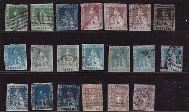 Italian Ancient States - Tuscany 1851/1857 - Selection of...