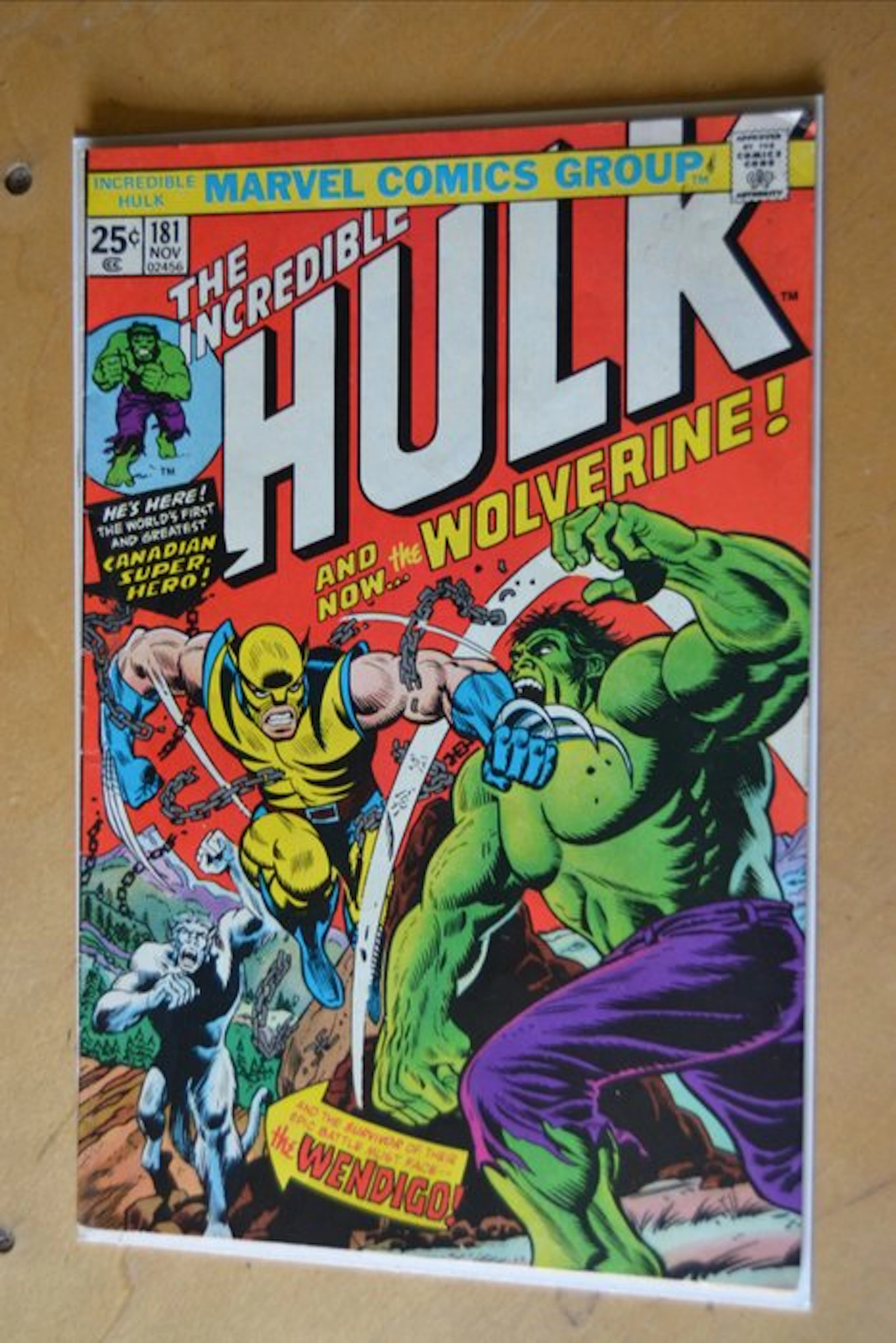 The Incredible Hulk #181 - And Now...the Wolverine! - 1st...