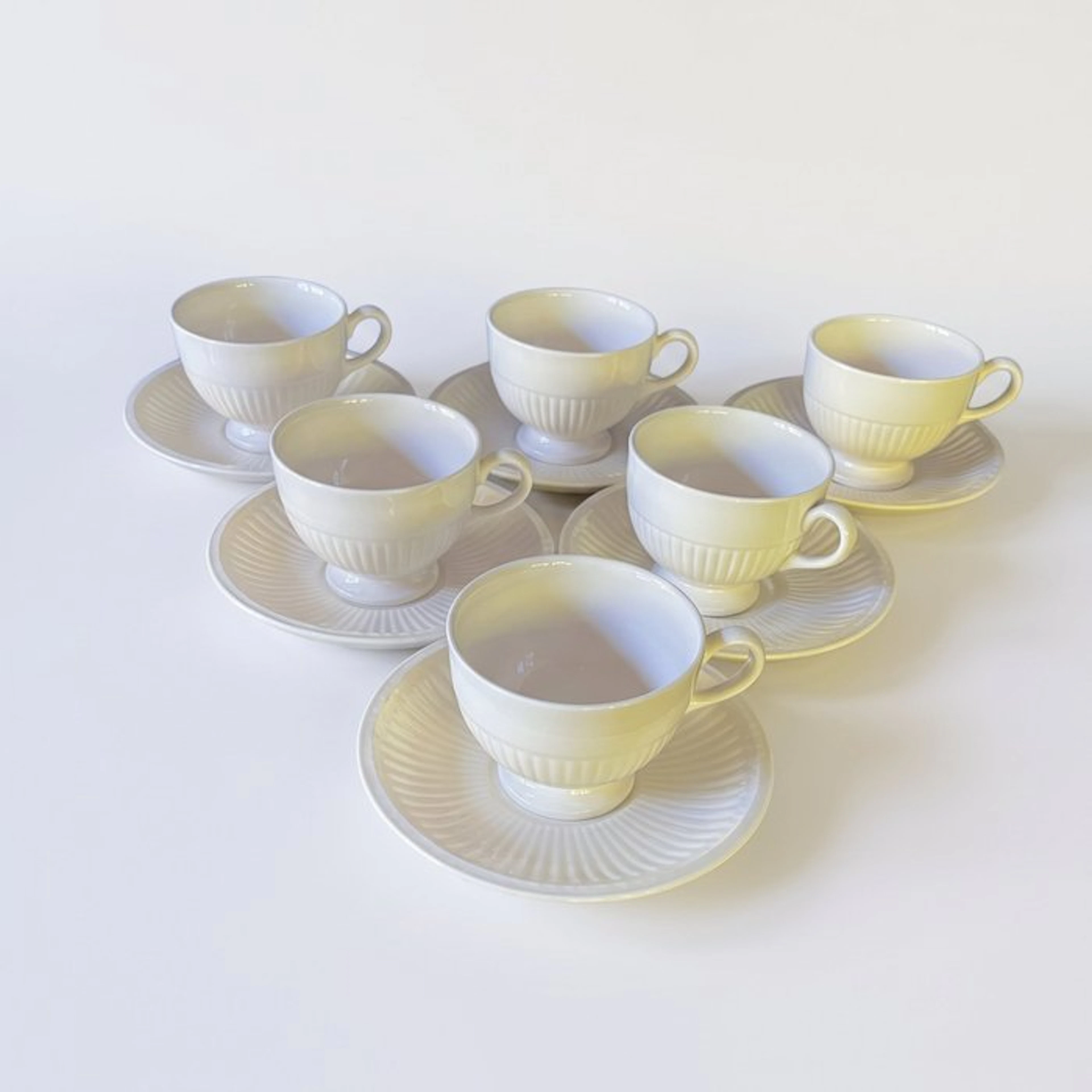 Wedgwood - Coffee and tea service (12) - Edme - Pottery...