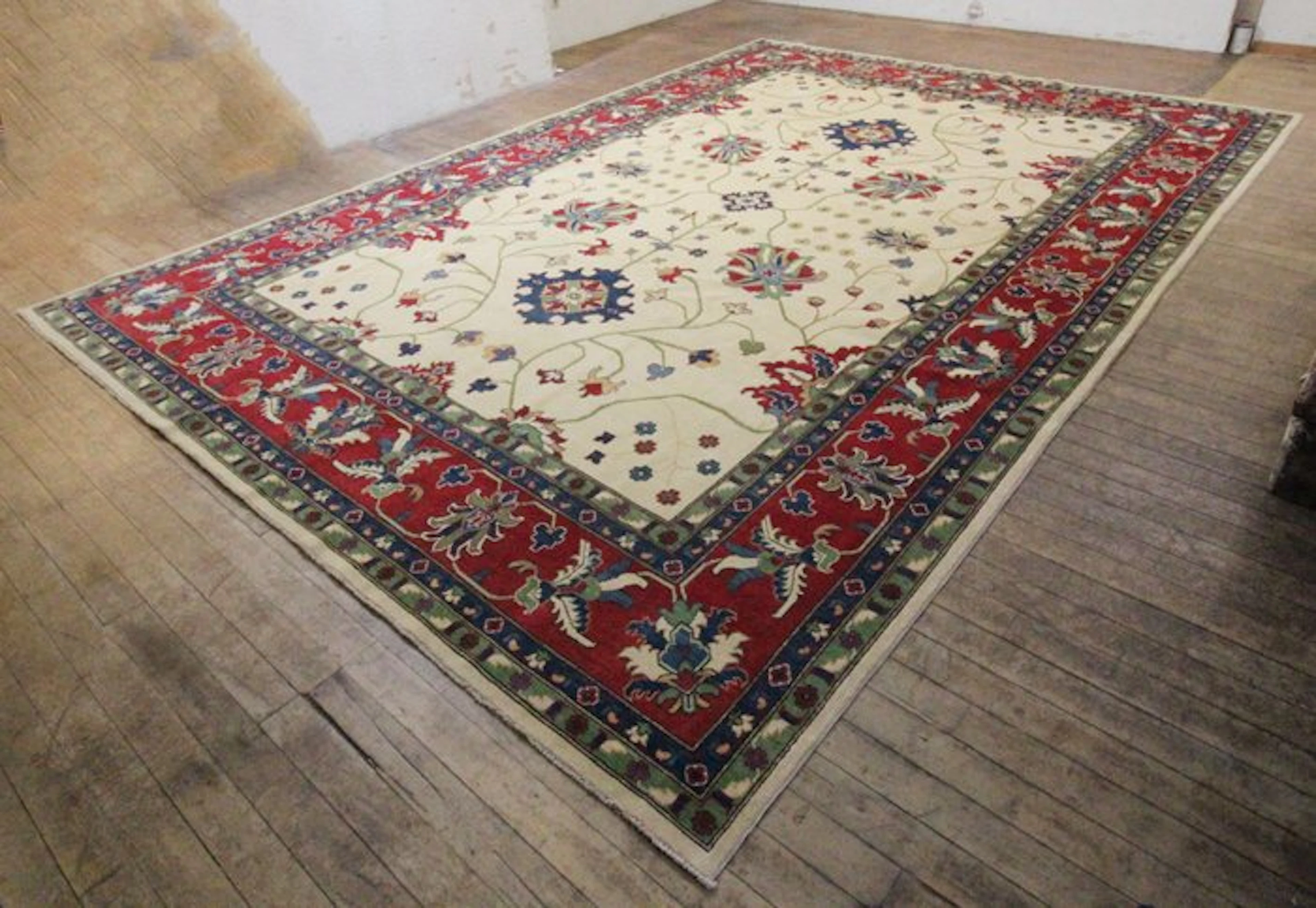 Hand-knotted Ziegler Kazak rug