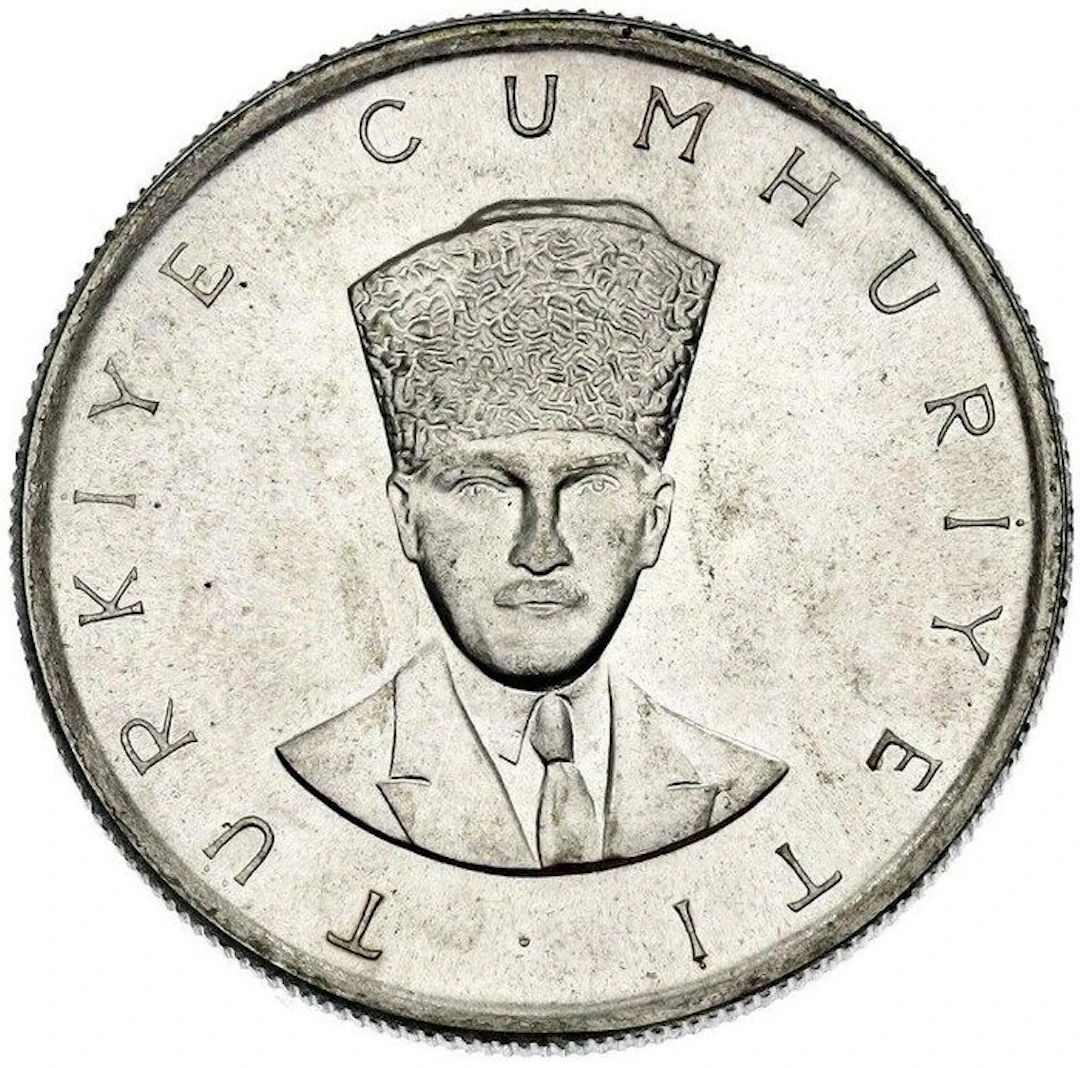 Türkiye. 25 Lira 1970 - MS66