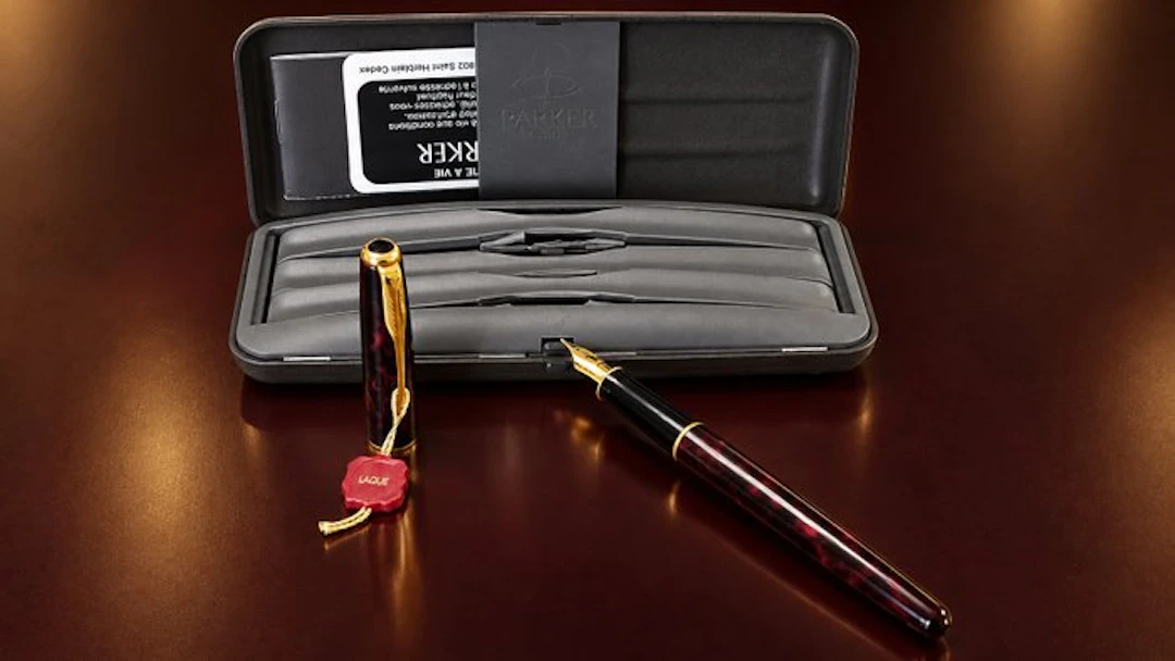 Parker - Sonnet Marbled Laqué (18k Nib) - Fountain pen