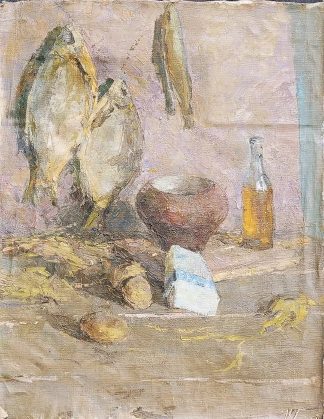 Ivan Gubsky (1920-2009) - Stillife with Fish