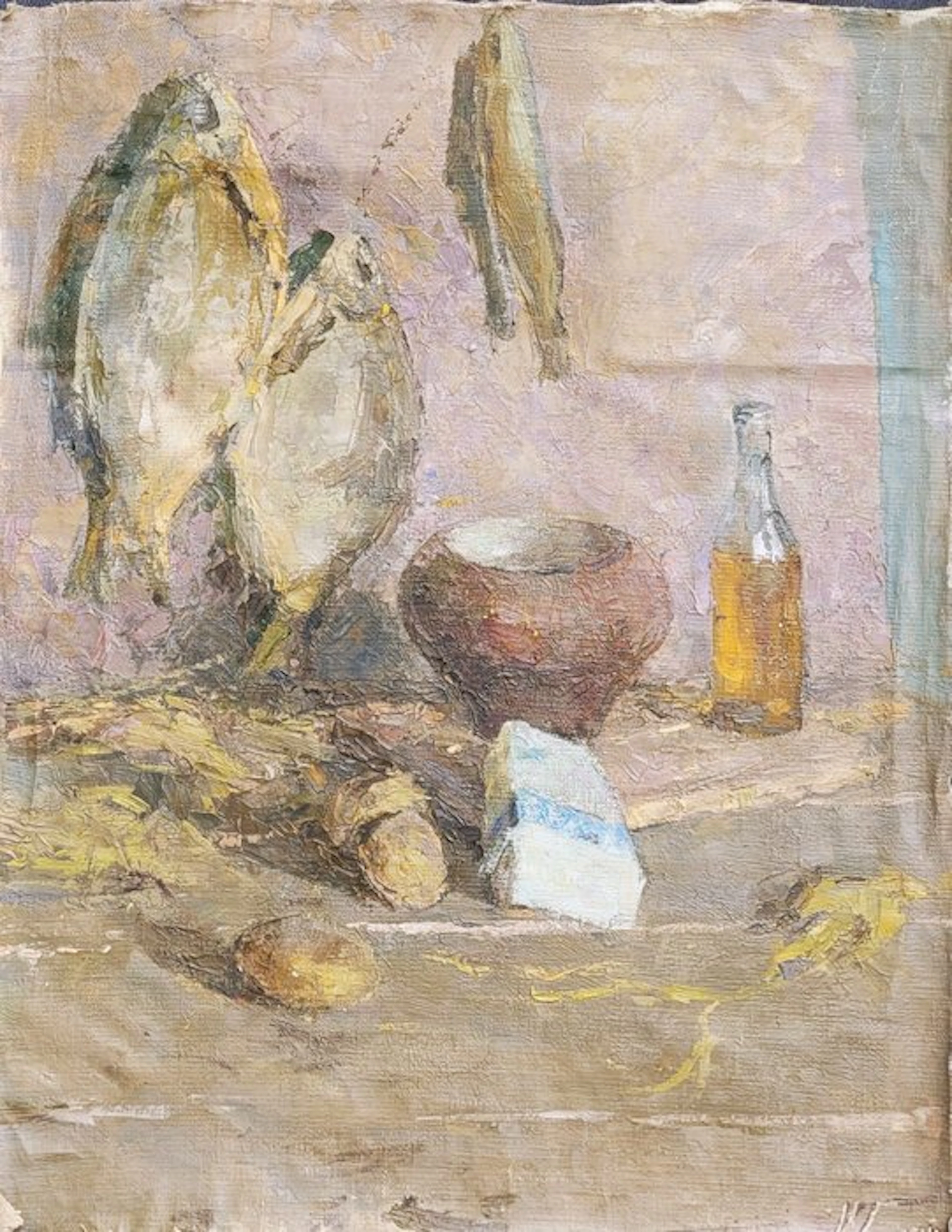 Ivan Gubsky (1920-2009) - Stillife with Fish