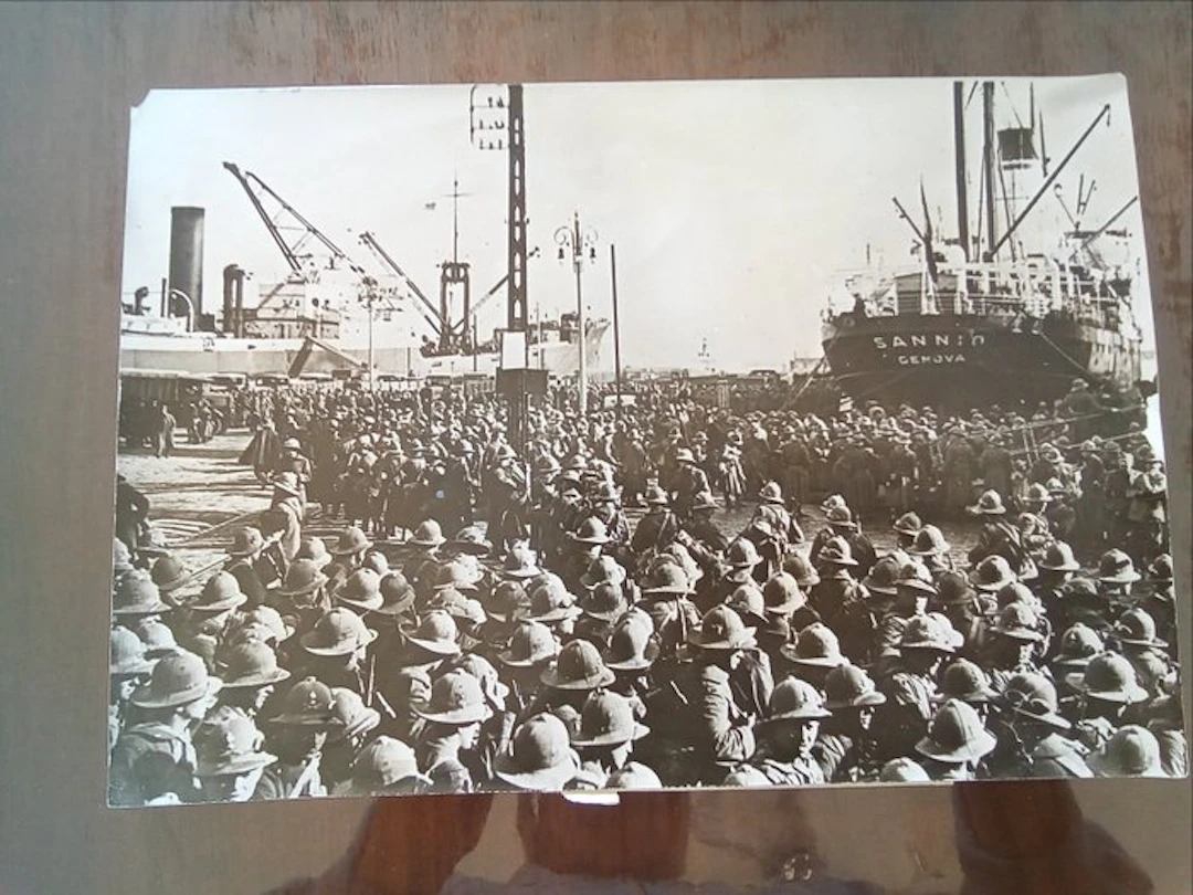 Army/Infantry - Military photograph - And still they sail...