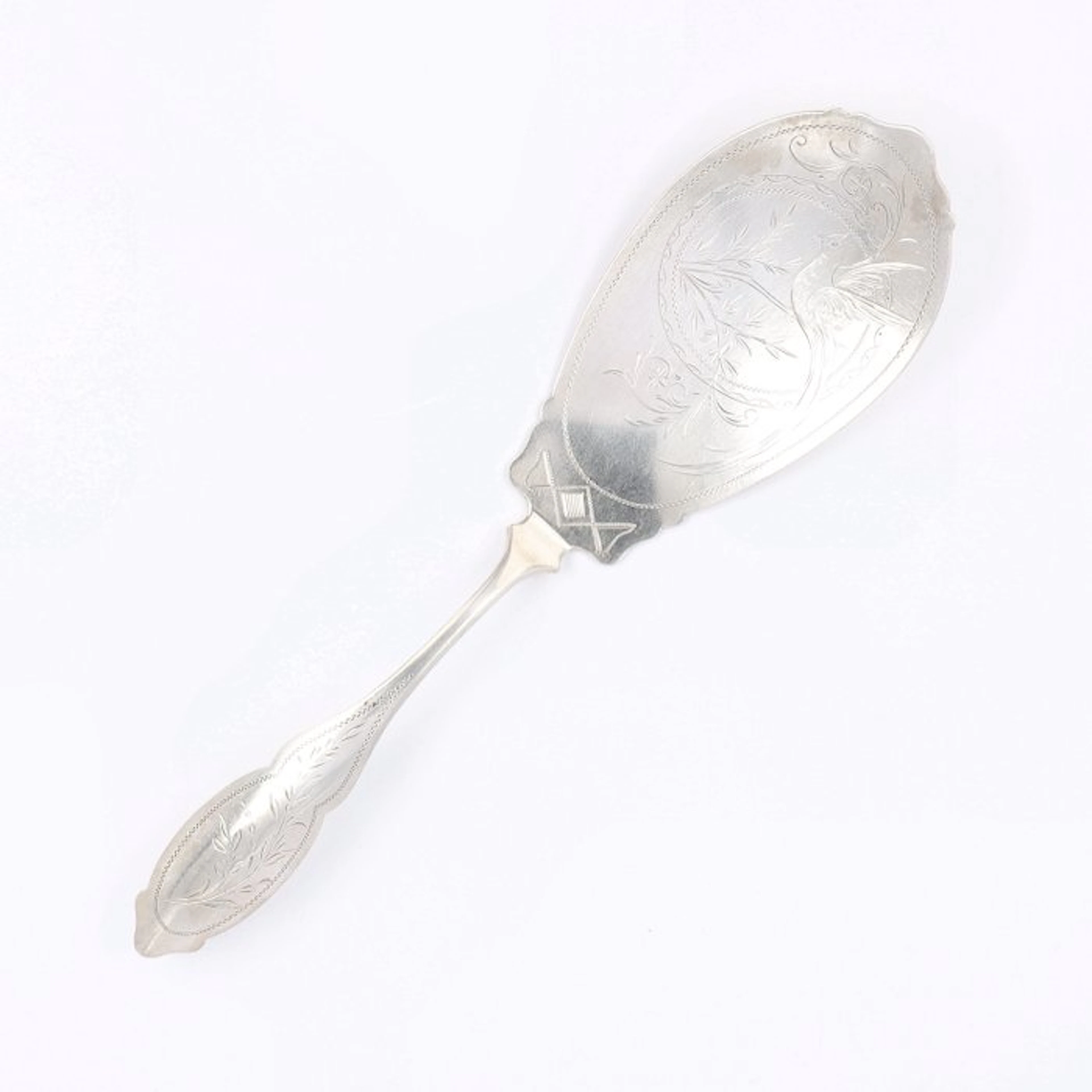 J.M. van Kempen & Zn. - Cake server - .833 silver - 1800-1850