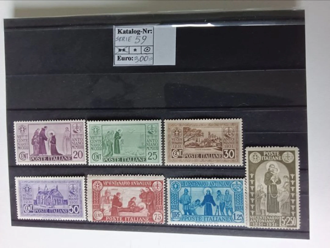 Italy Kingdom 1931/1943 - 1931 new series Saint Anthony