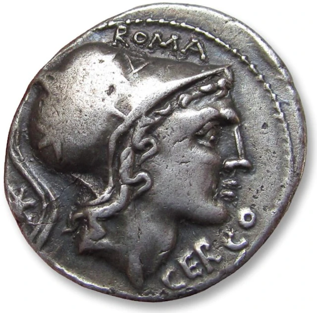 Roman Republic Denarius Q