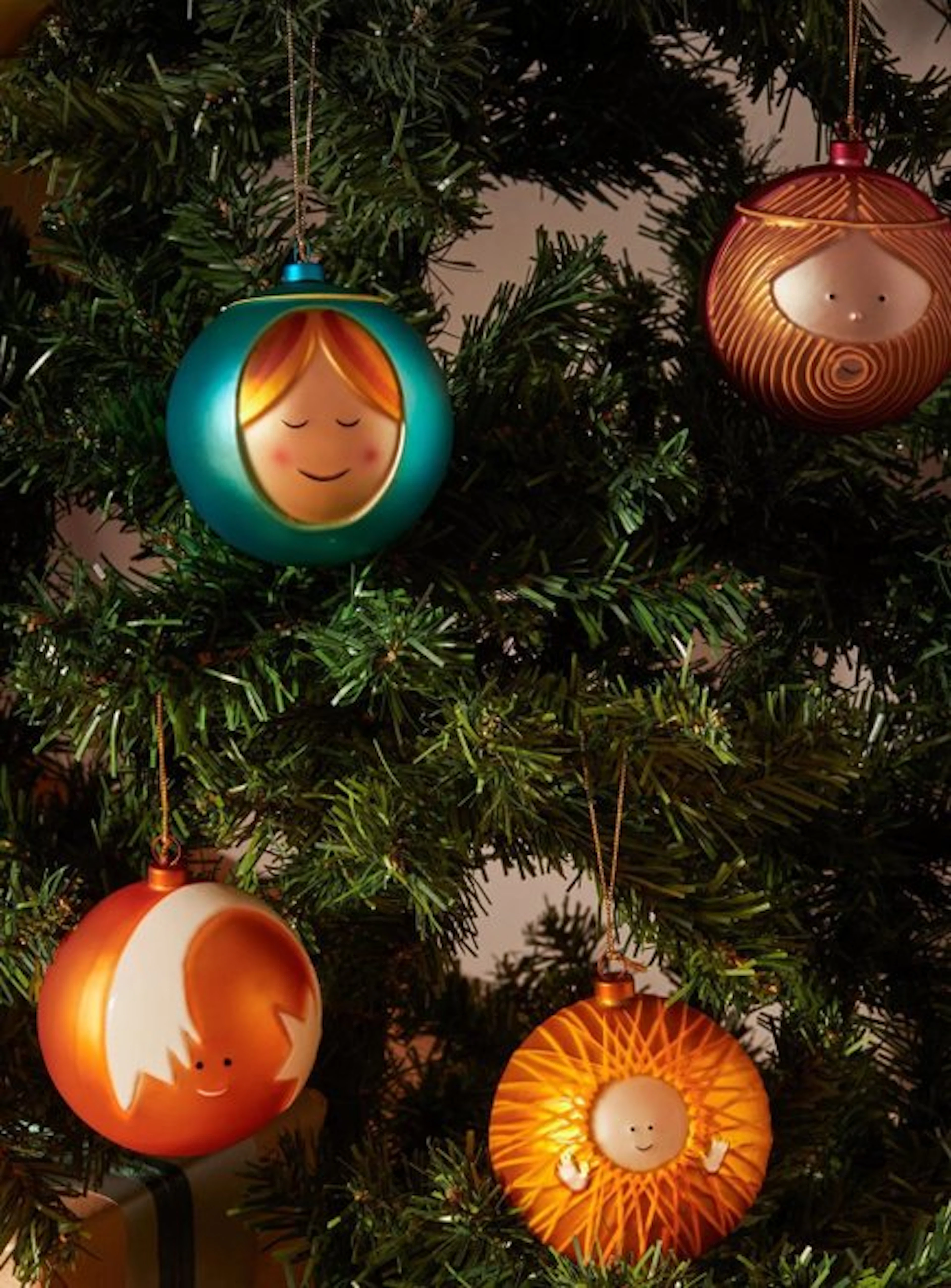 Marcello jori - Christmas baubles Alessi (10) - blown...