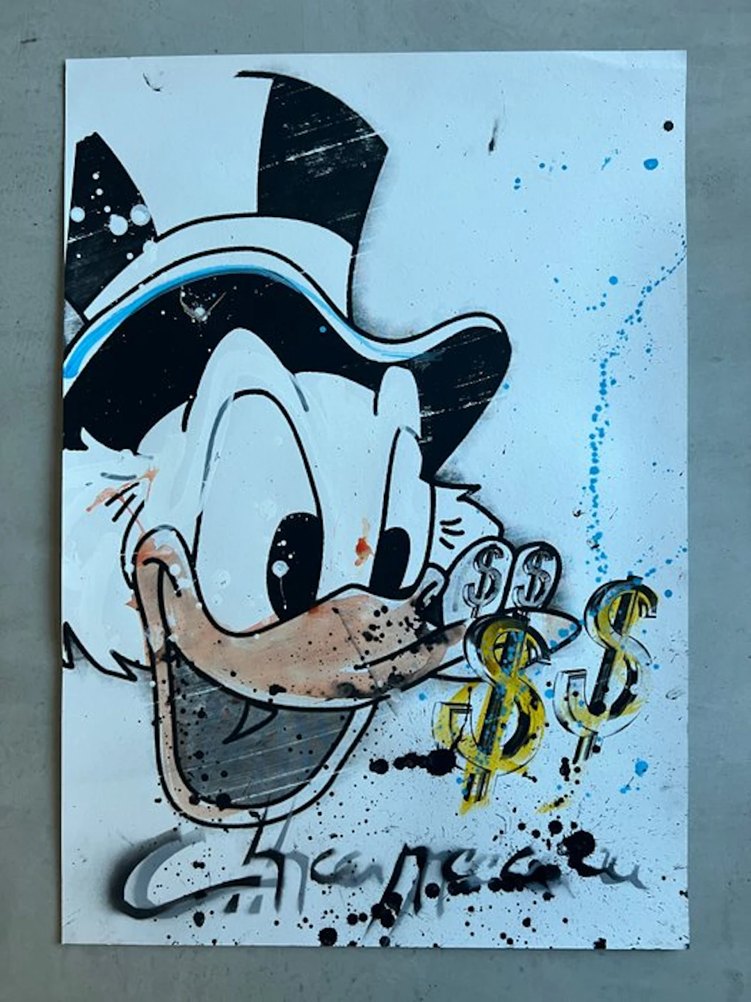 Ronald Chapeau (1969) - Scrooge McDuck / Dagobert (handfinished)