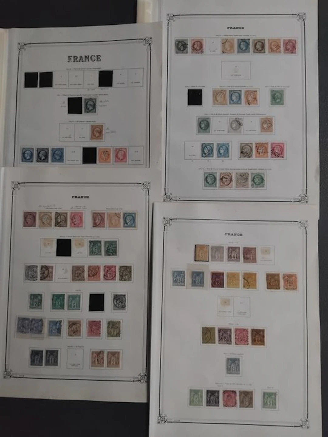 France 1852/1900 - Beautiful study of hue and varieties...