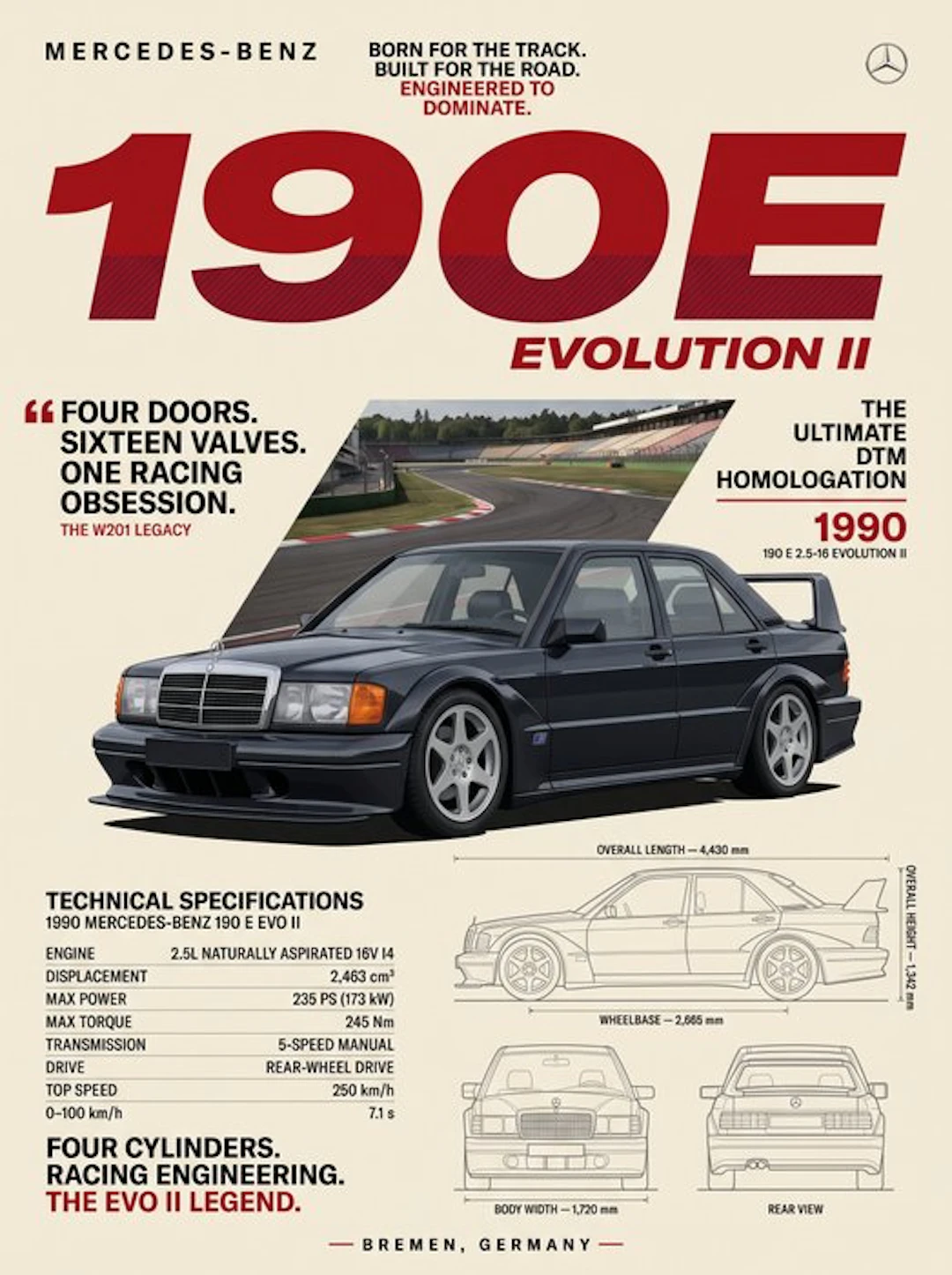 Shmidt.Art - Mercedes-Benz - 190E Evolution II - 1990s