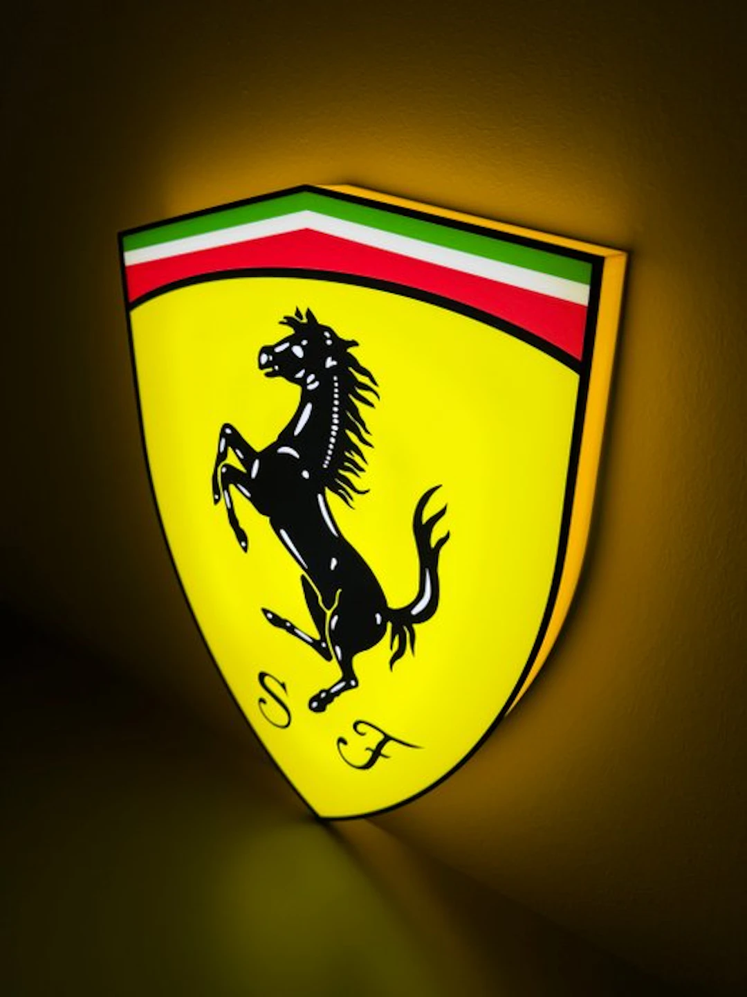 Ferrari neon sign - Backlight publicity sign - Plastic