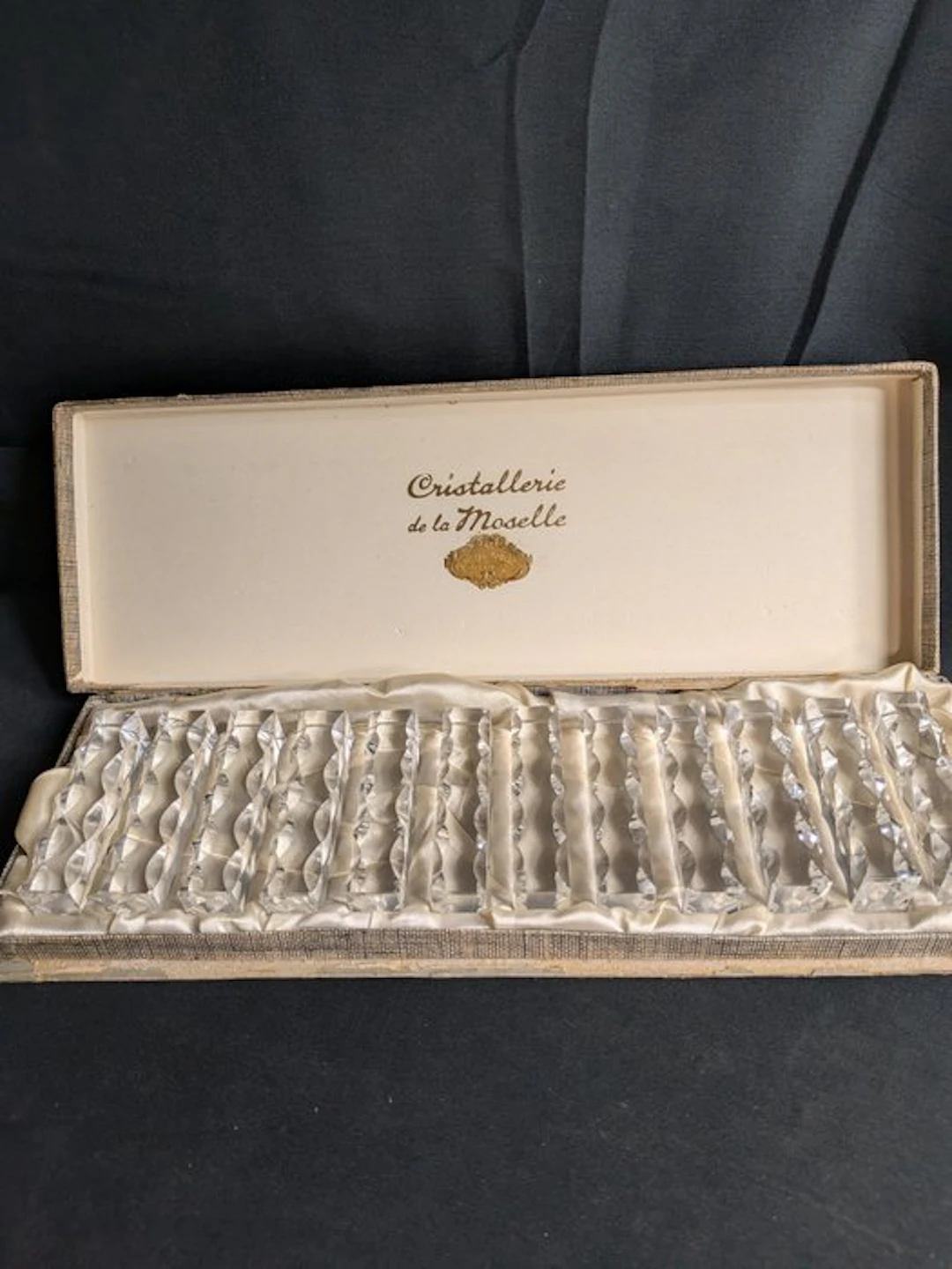Cristallerie de la Moselle - Knife rest (12) - Crystal