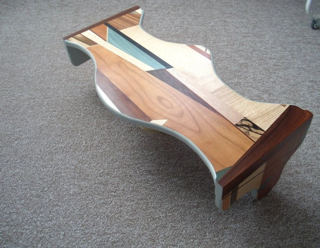 Marcus Marquetry - Ottoman - Mediation stool - wood - inlaid mosaic
