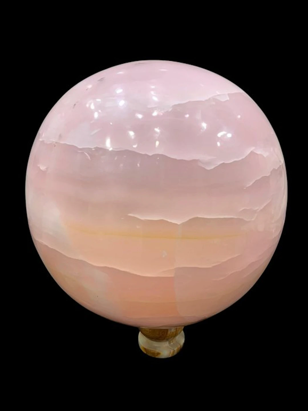 Huge Pink Mangano UV reactive Calcite Sphere- 41 kg - (1)