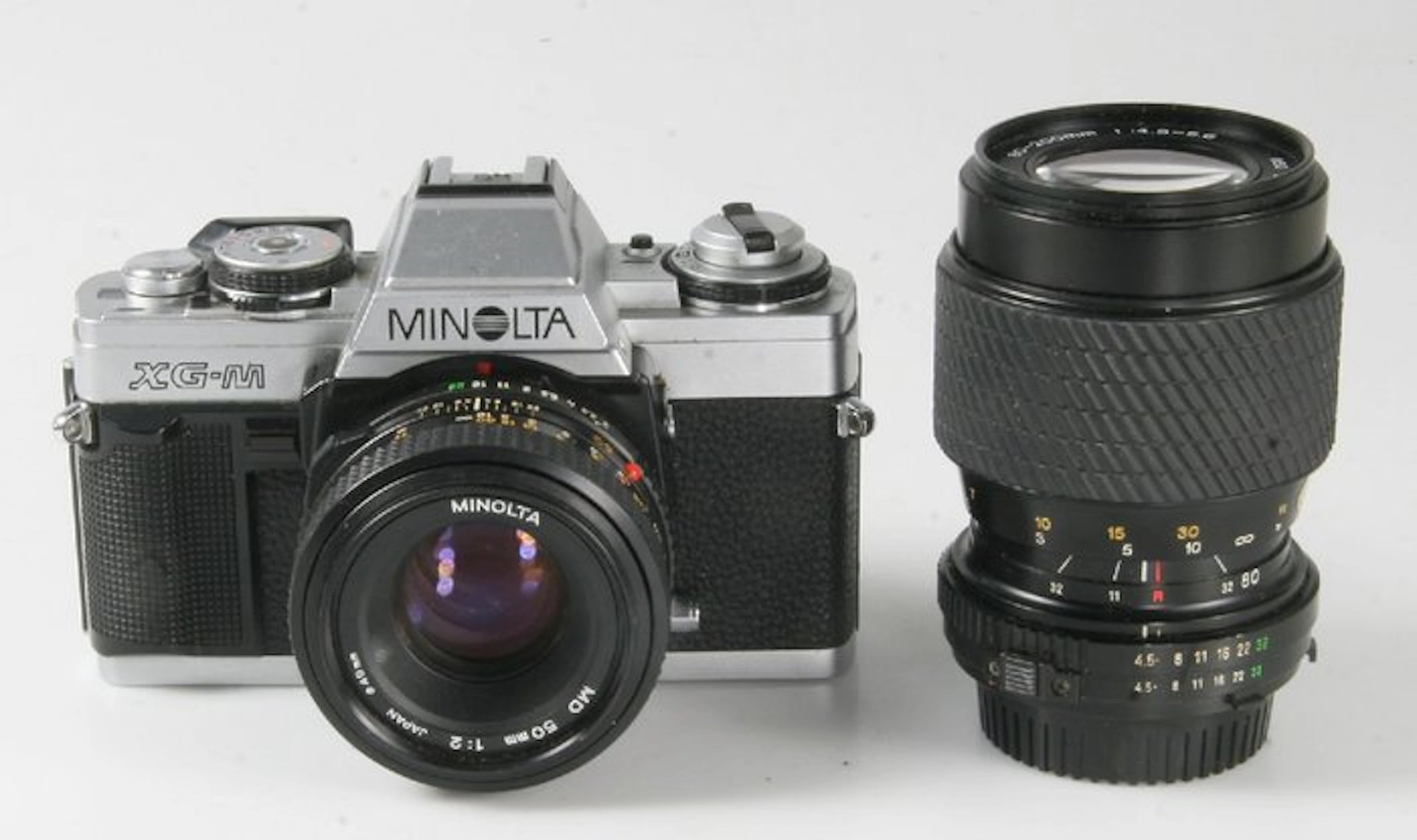 Minolta XG-M + Rokkor 2/50mm + Tokina 80-200mm | Single lens reflex