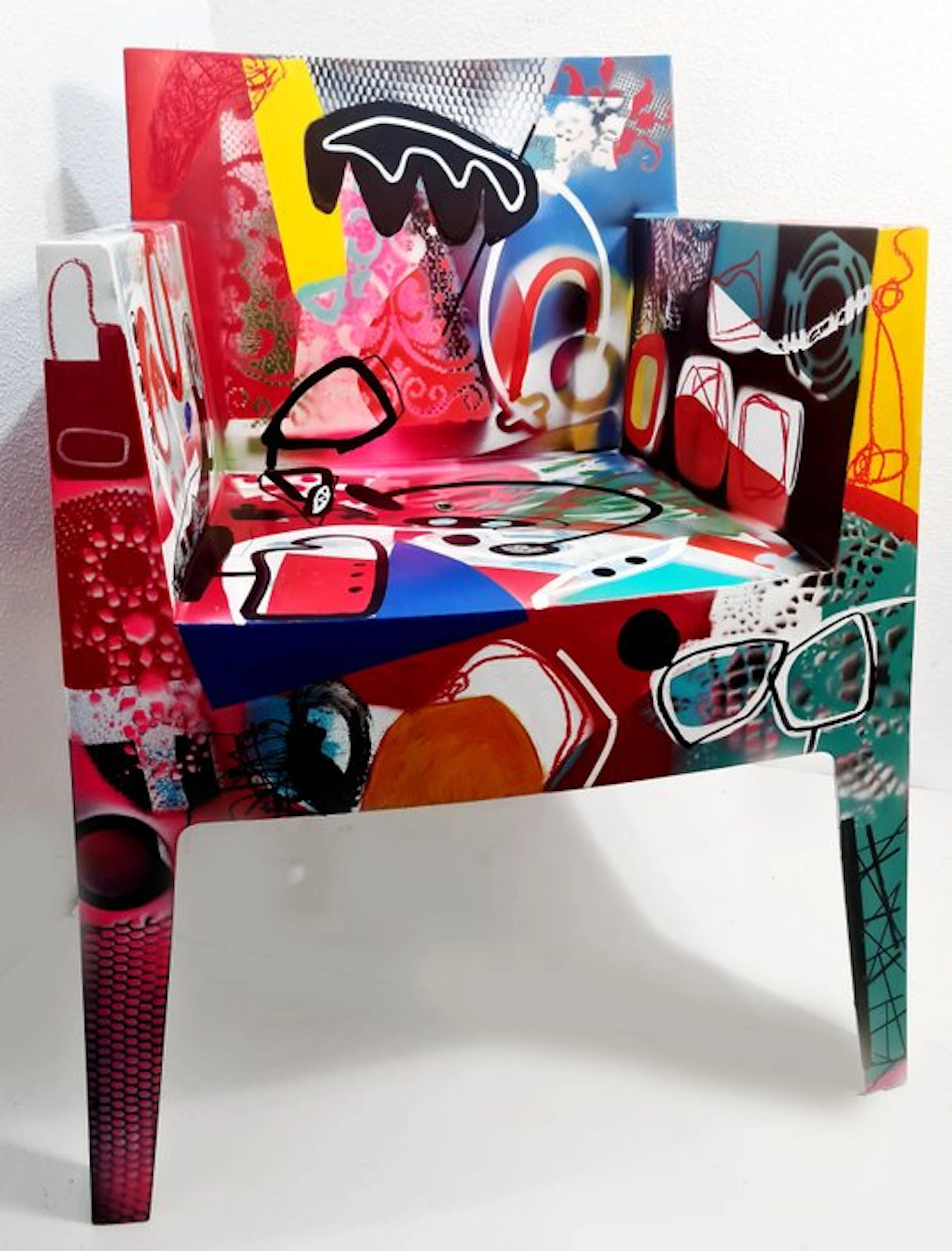 Driade - Philippe Starck - Armchair - Art object by Jack Soro - mixed media