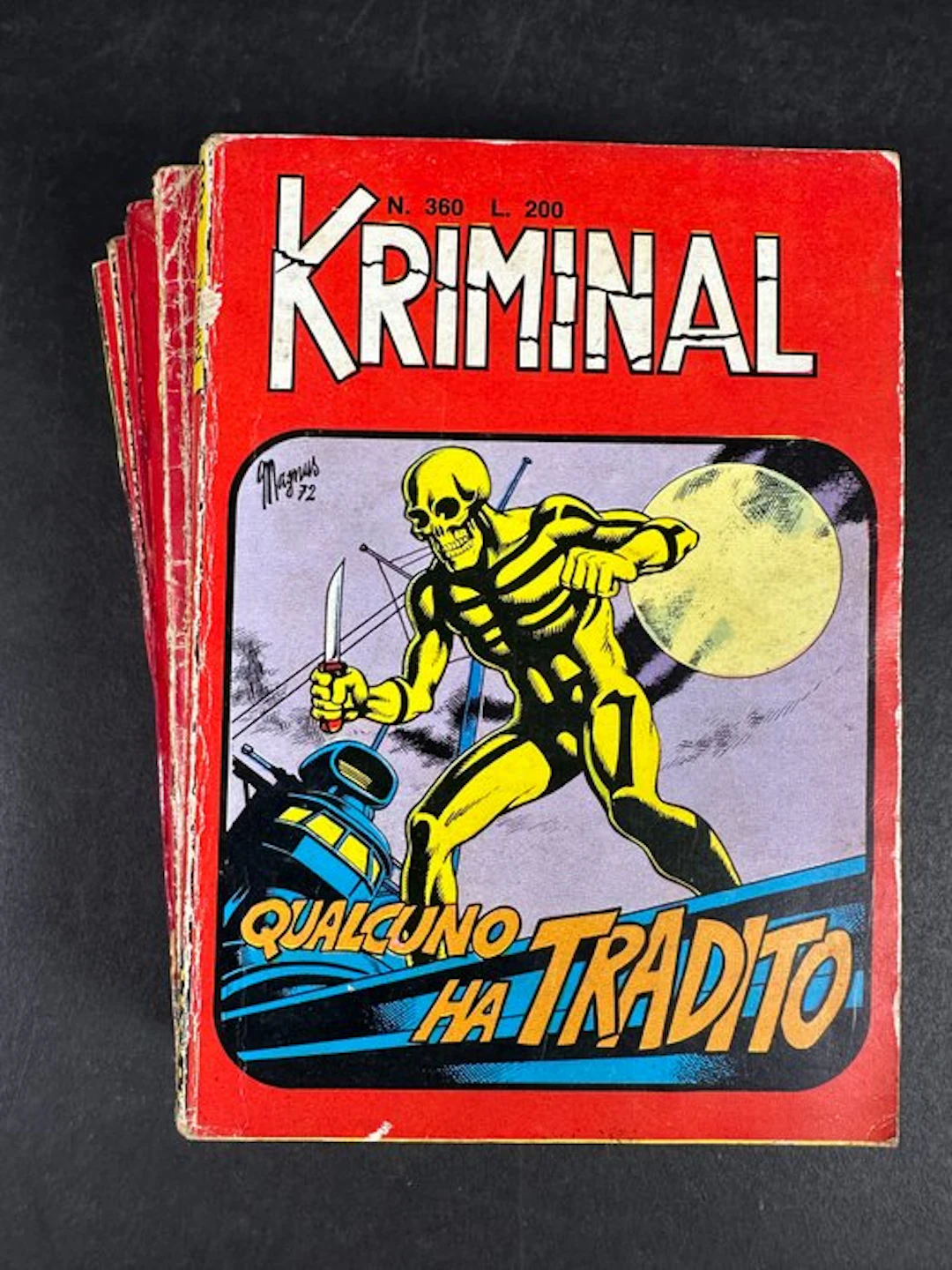 Kriminal nn. 360/364 - 5 Comic - First edition - 1972