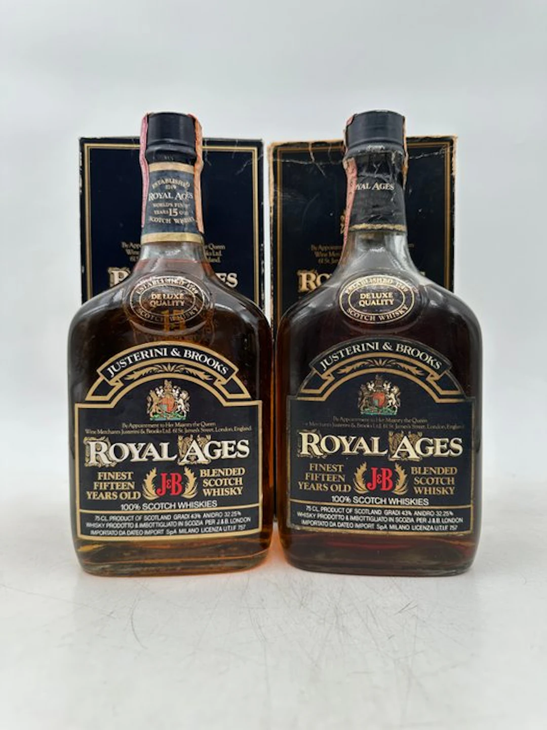Royal Ages 15 years old - De Luxe Quality - Justerini & Brooks - b
