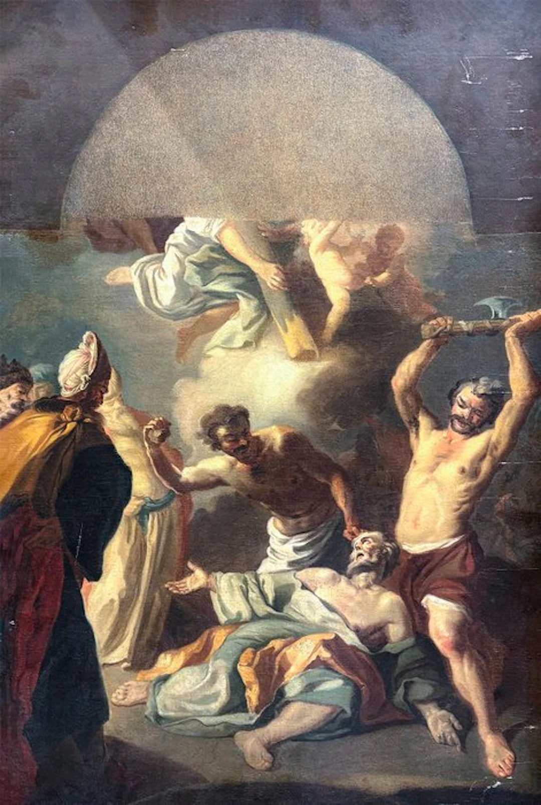 Francesco De Mura (1969 - 1784), Workshop of - Martirio di Santo Stefano