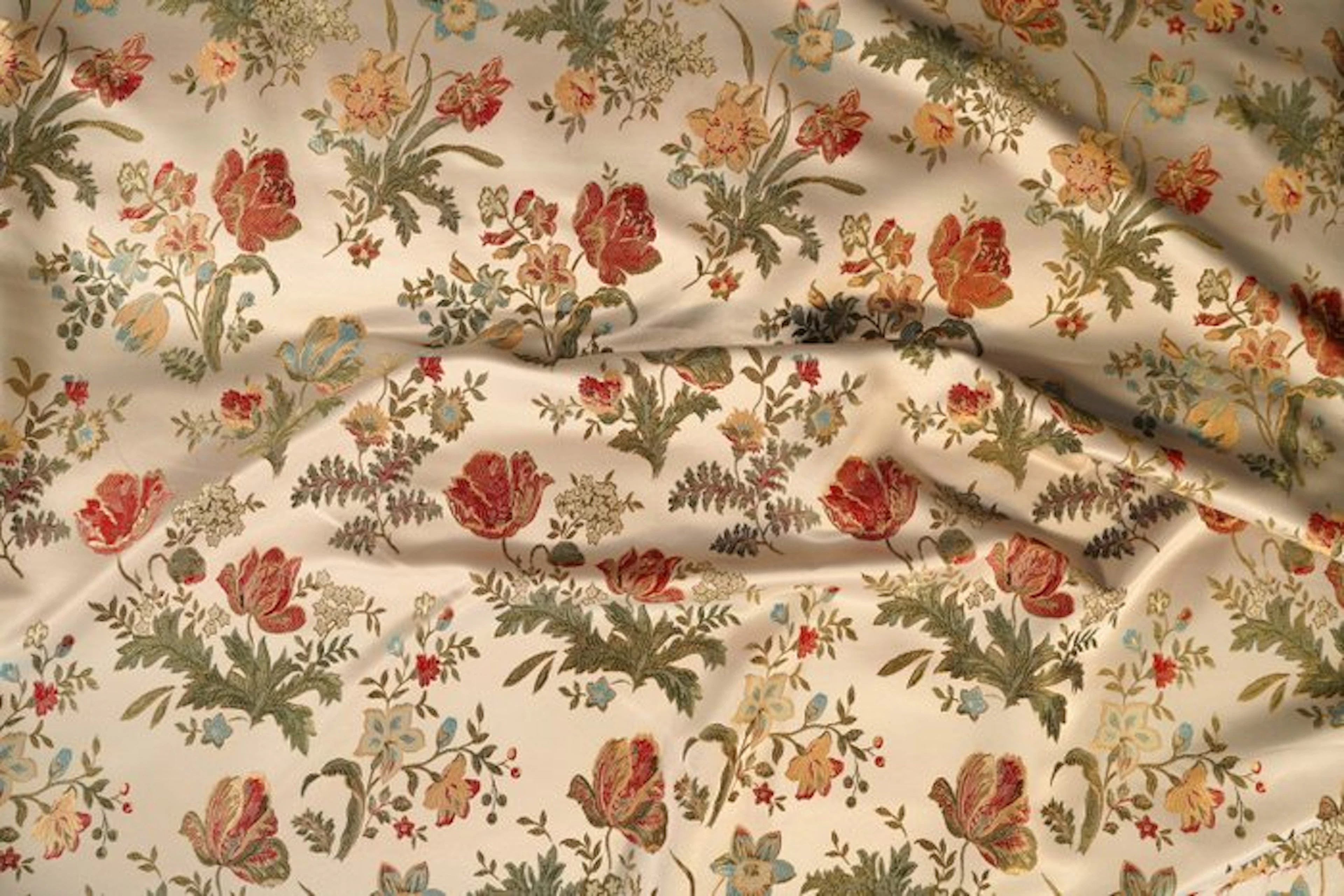 Refined and Elegant Fabric in the San Leucio Style...