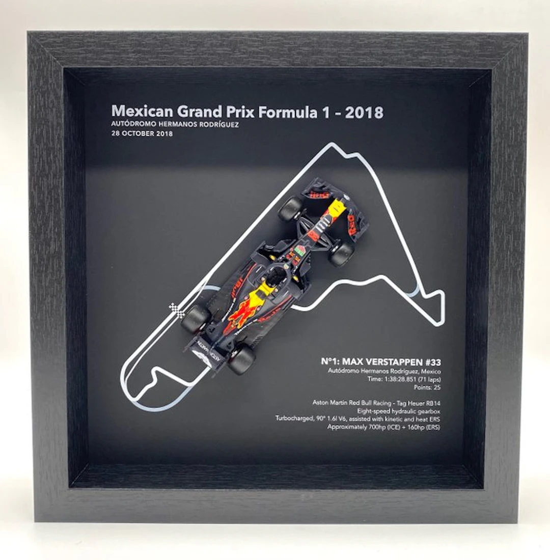 Artwork - Red Bull - Max Verstappen - GP F1 Mexico 2018