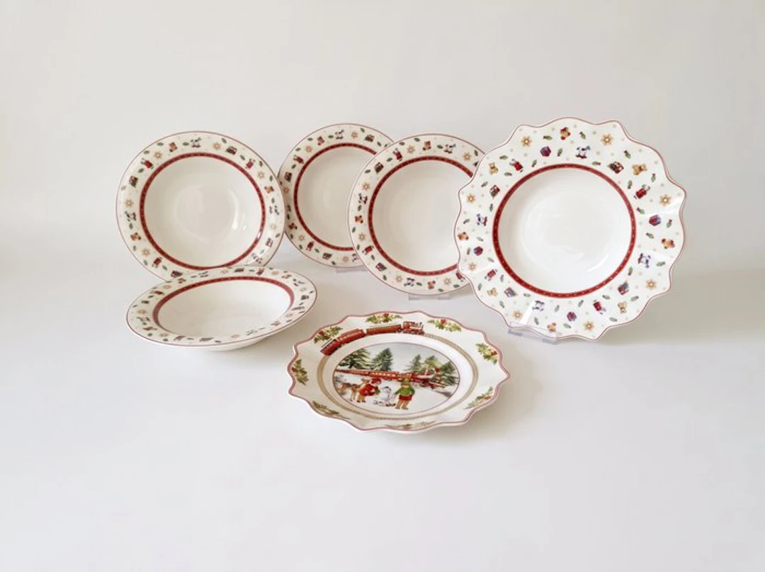 Villeroy & Boch - - 6-teiliges Weihnachtsservice „Toy’s...