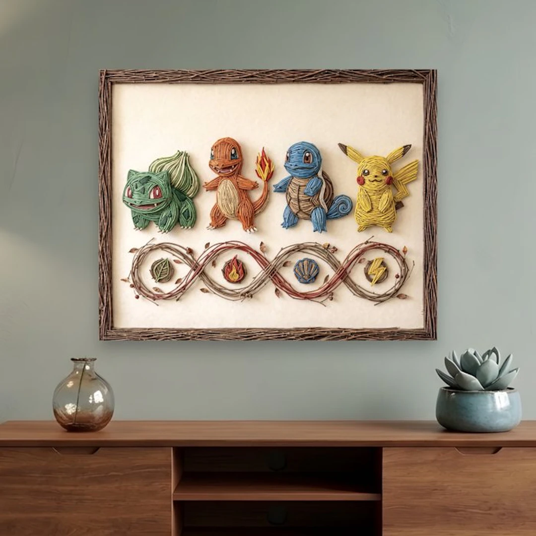 AT9 - "Starters & Pikachu: Wood Version"