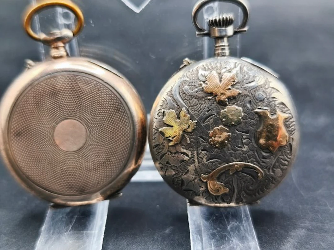Orologio da taschino - oro argento - 1900-1949