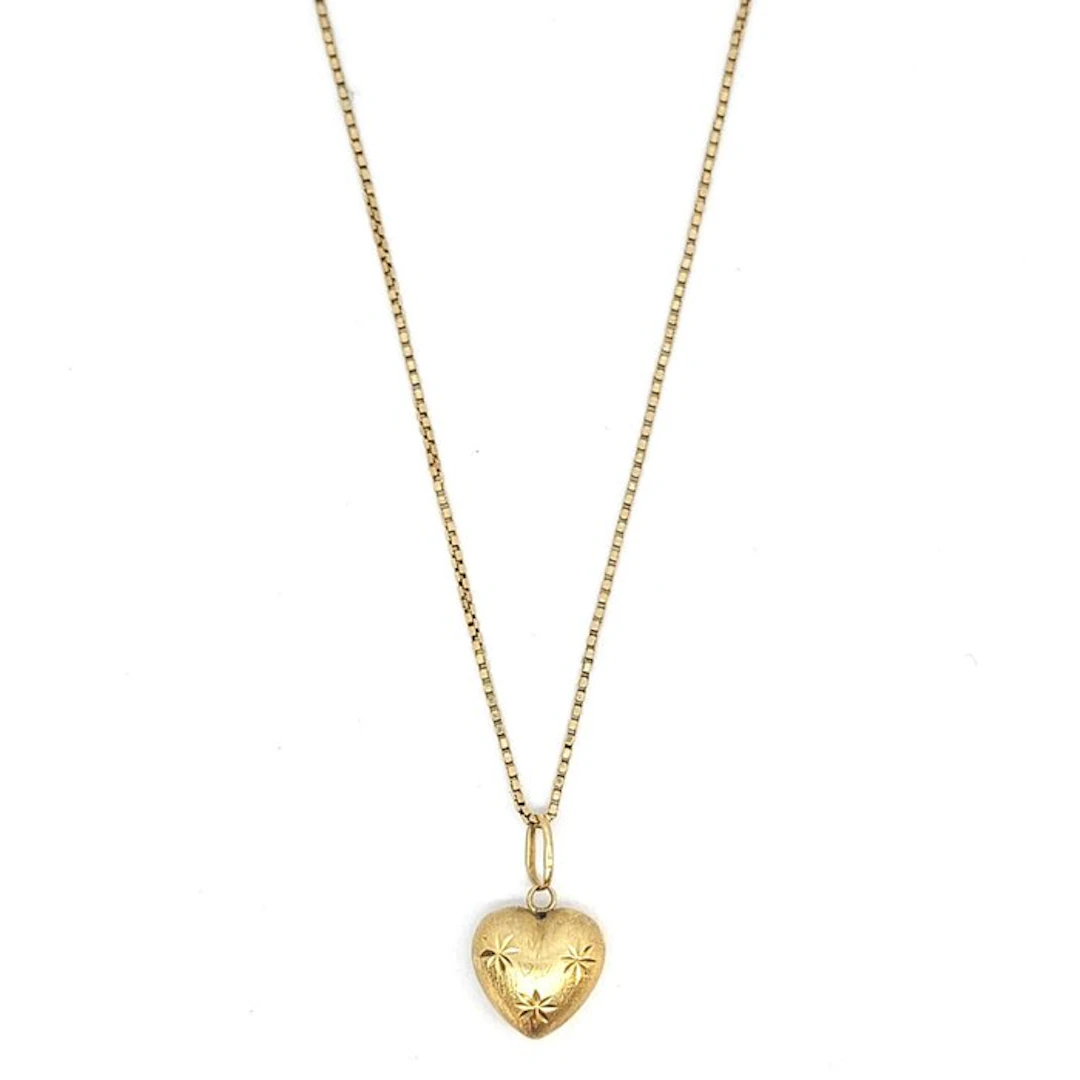 Necklace with pendant - 18 kt. Yellow gold