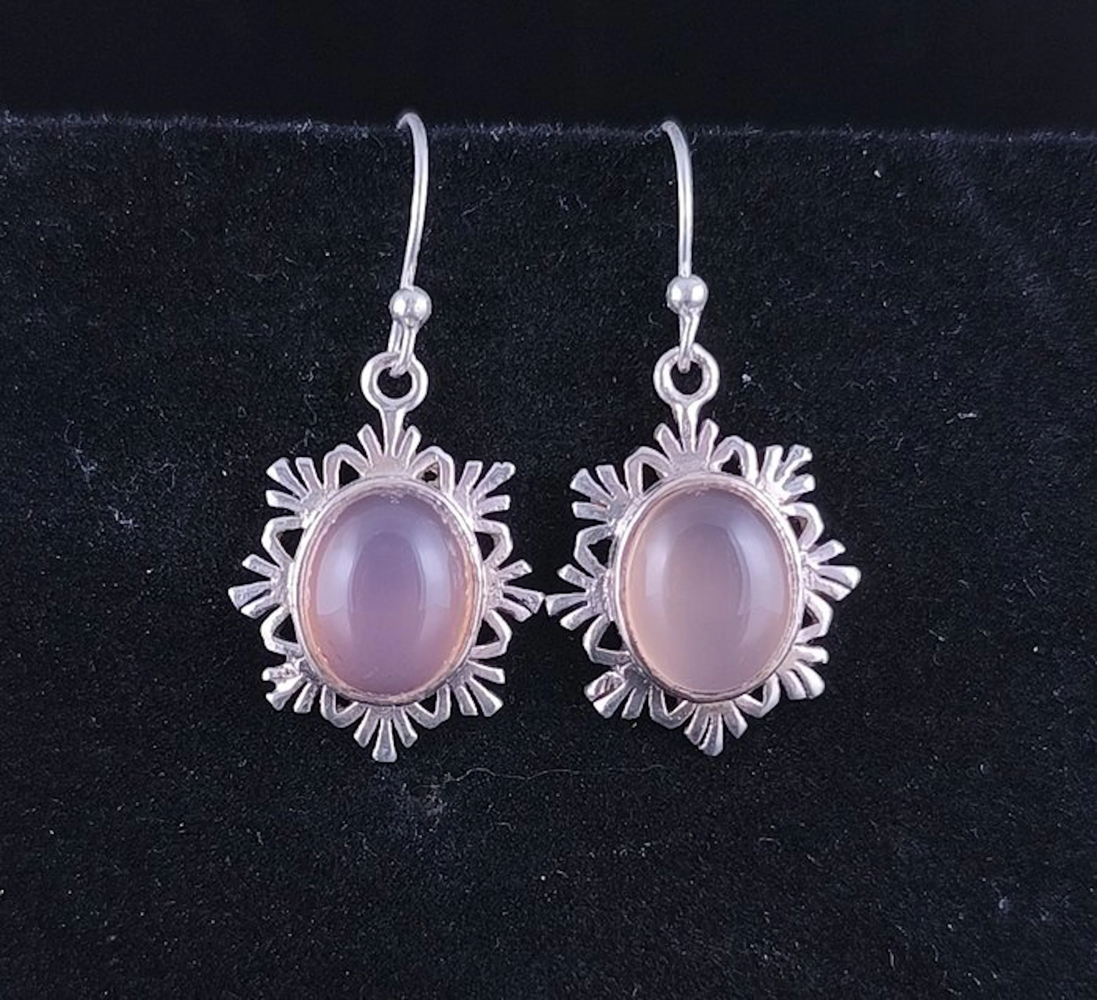 Quartz - Silver - Earrings - Rosa Sterling Silver