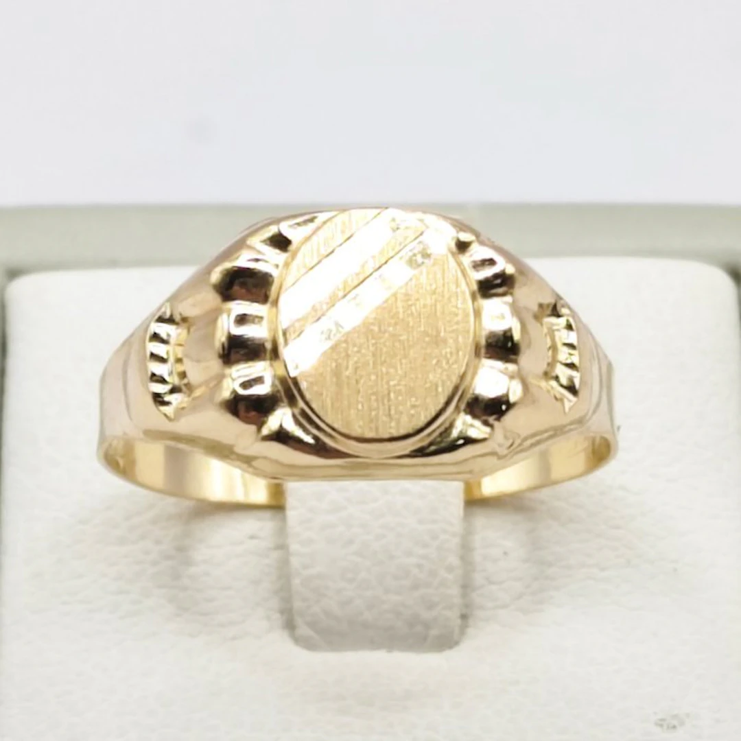 No reserve price - Ring - 18 kt. Yellow gold