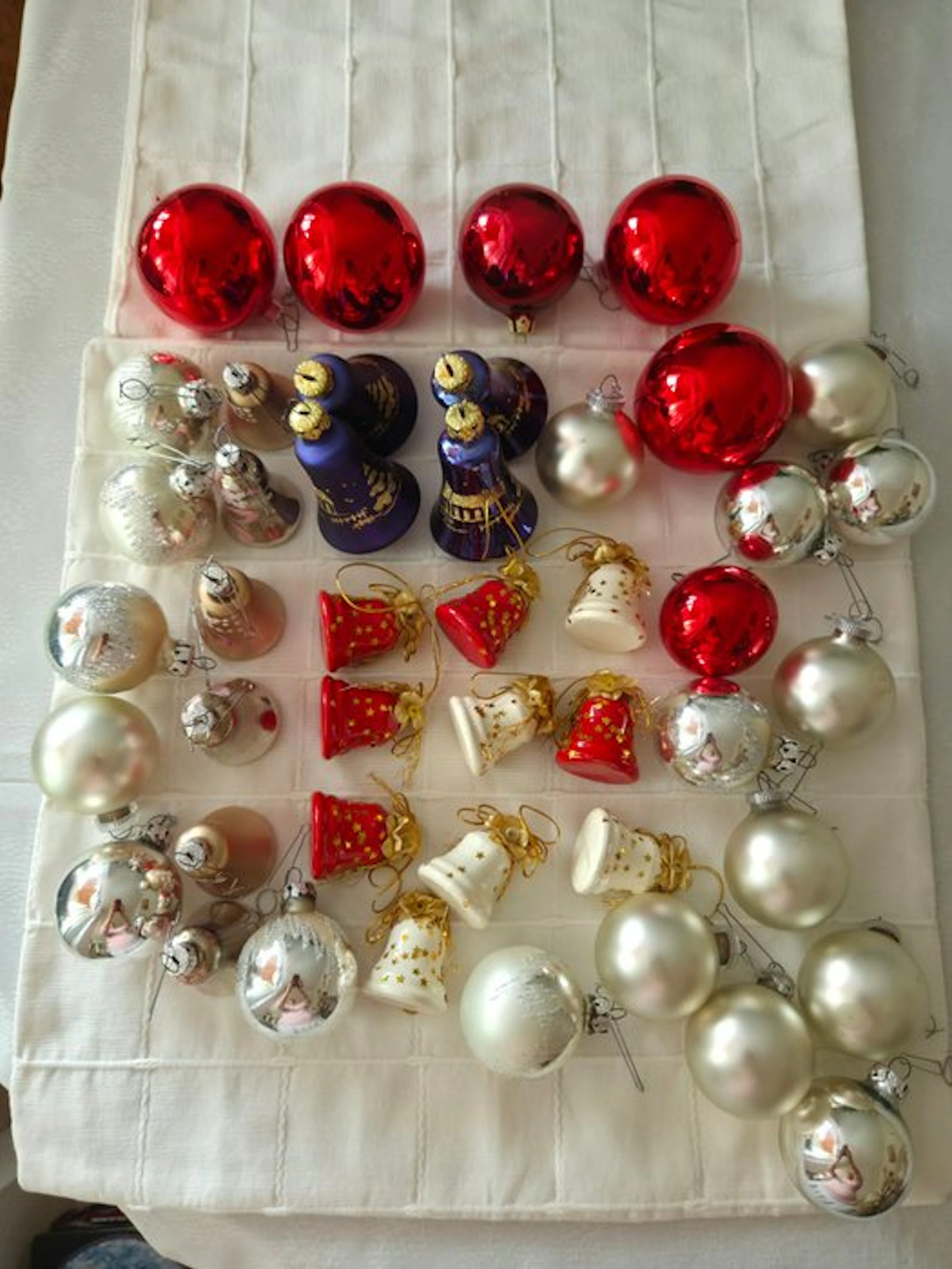 Christmas tree ornament Luxus-Christbaumschmuck Konvolut 44 tlg
