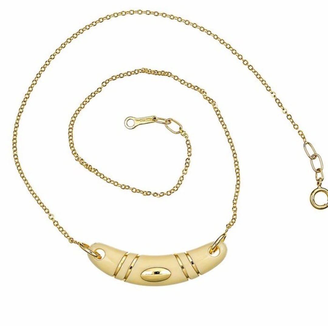 No reserve price - Necklace with pendant - 18 kt. Yellow gold