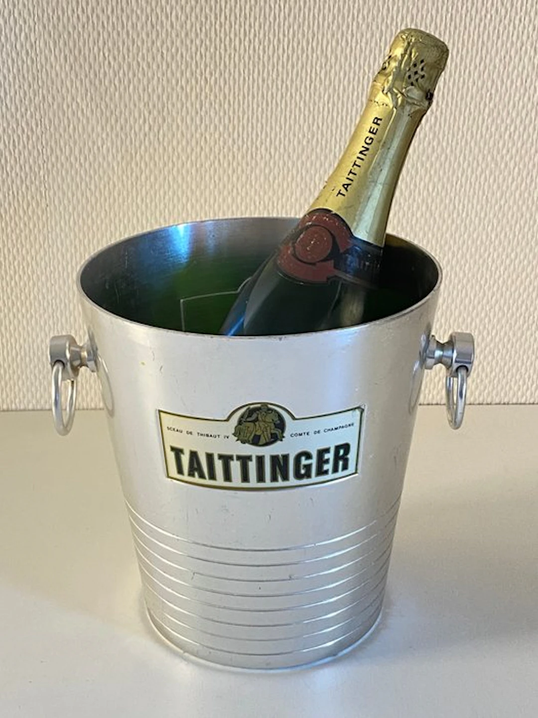 Champagne cooler - Taittinger - Silver-plated metal