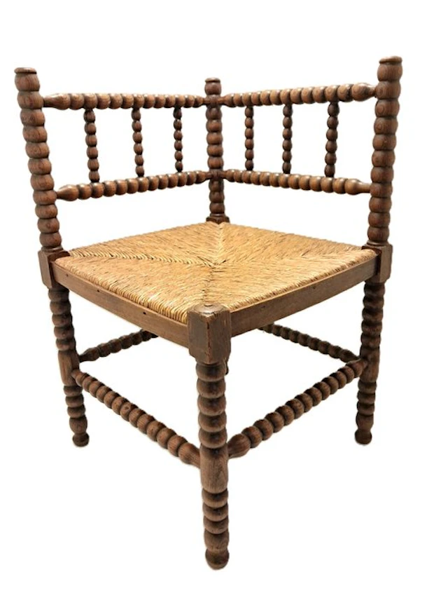 Chair - Wood - Bobbin corner chair