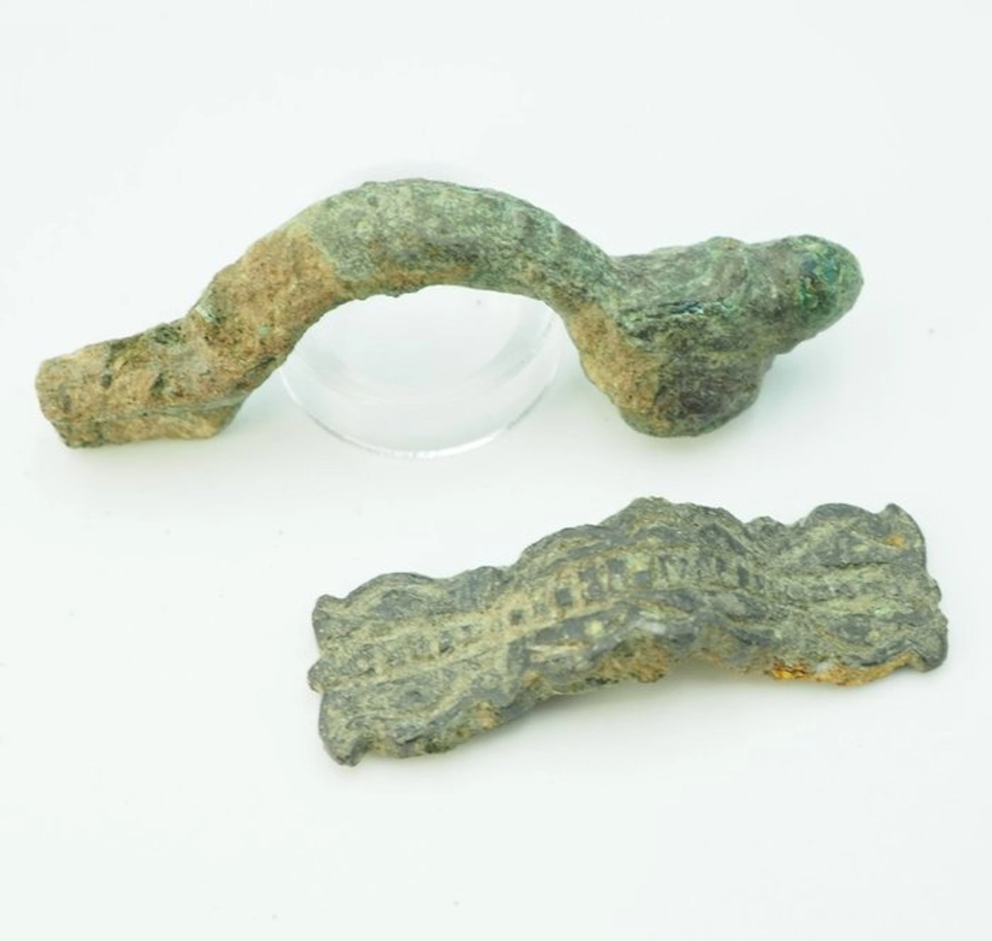 Carolingian / Viking Age Bronze Equal-Arm Brooches (No reserve price)