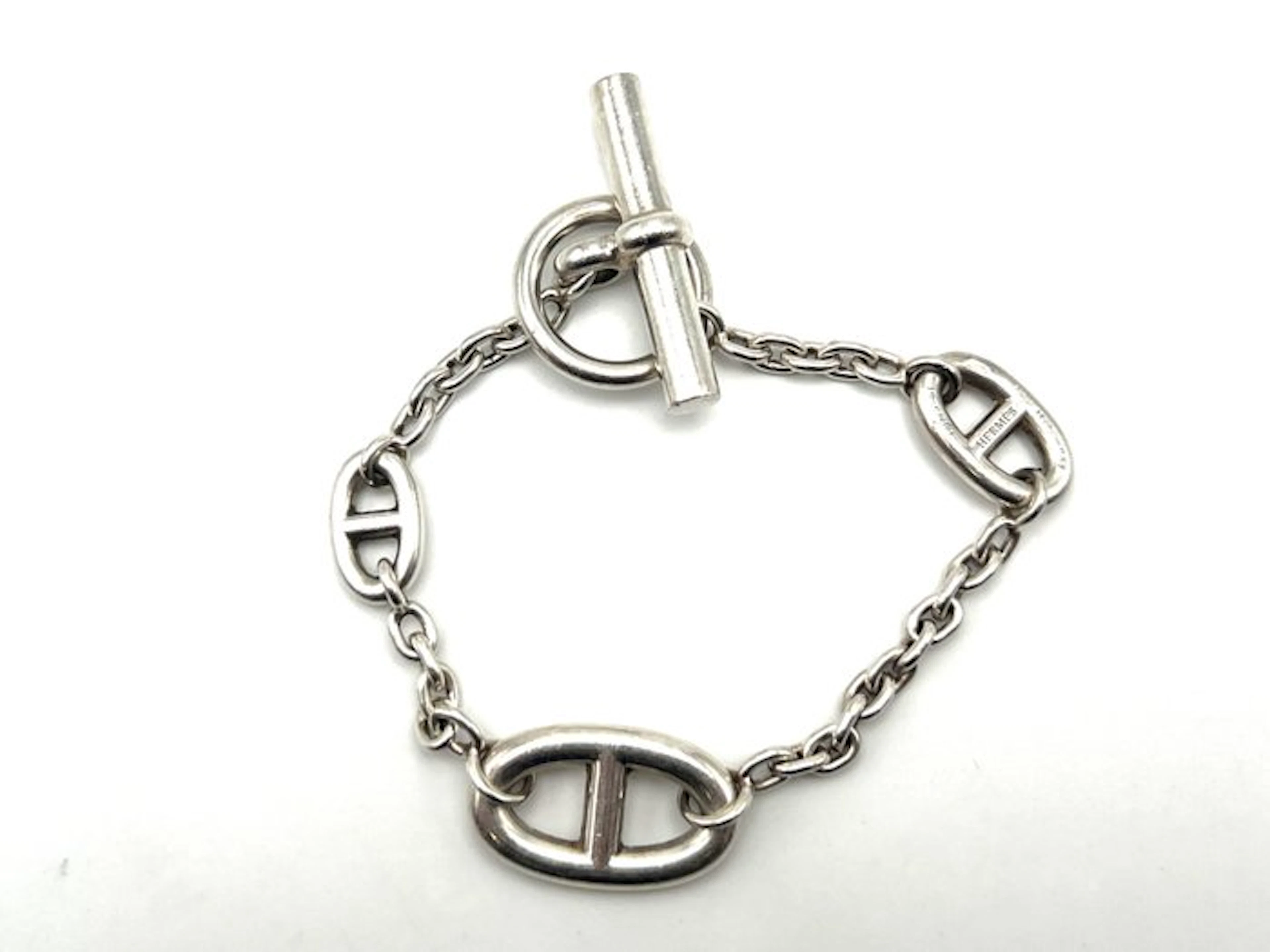 Hermès - Bracelet - Chaîne d'ancre Silver