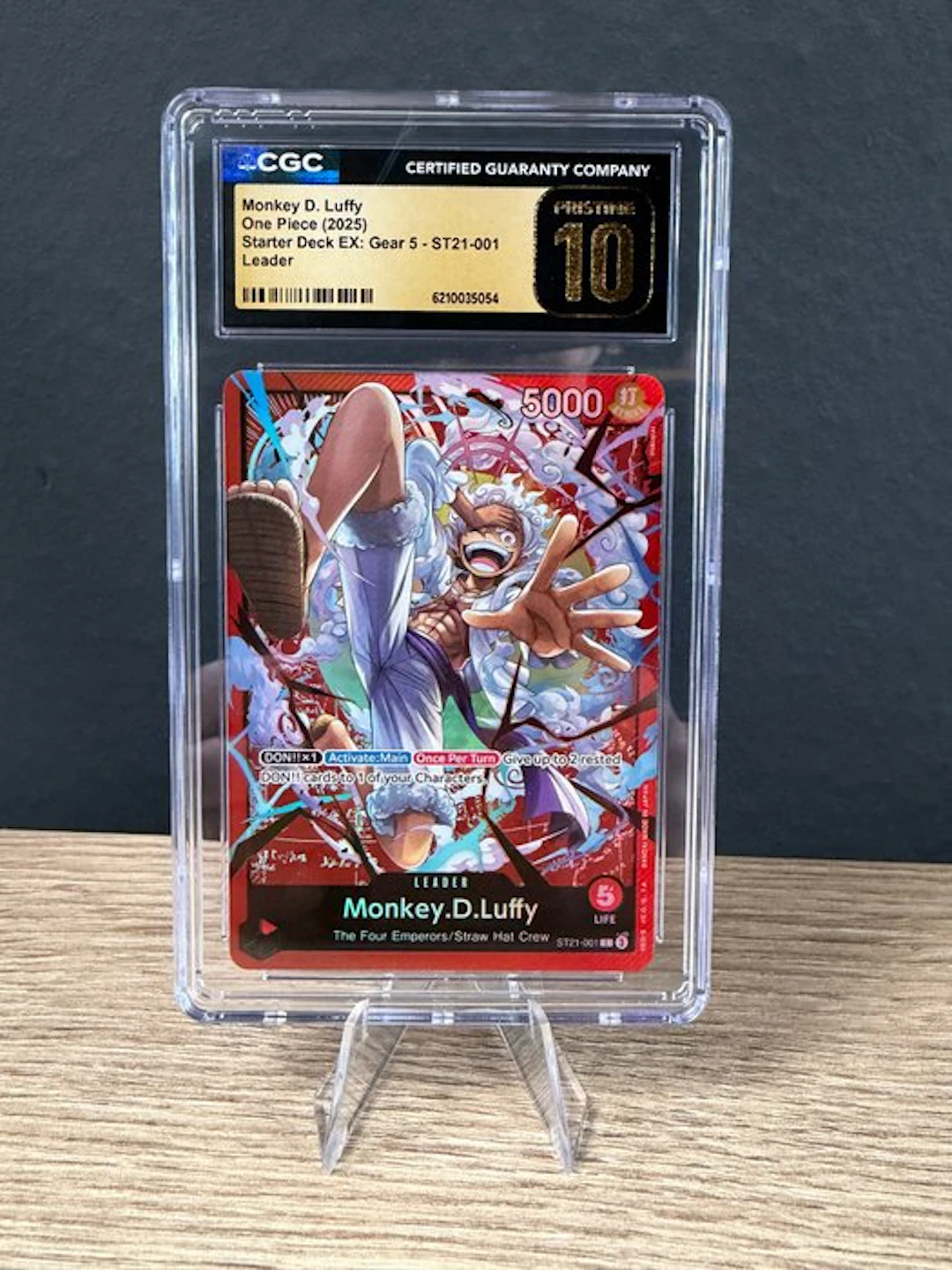 Bandai - 1 Graded card - One Piece - Monkey D