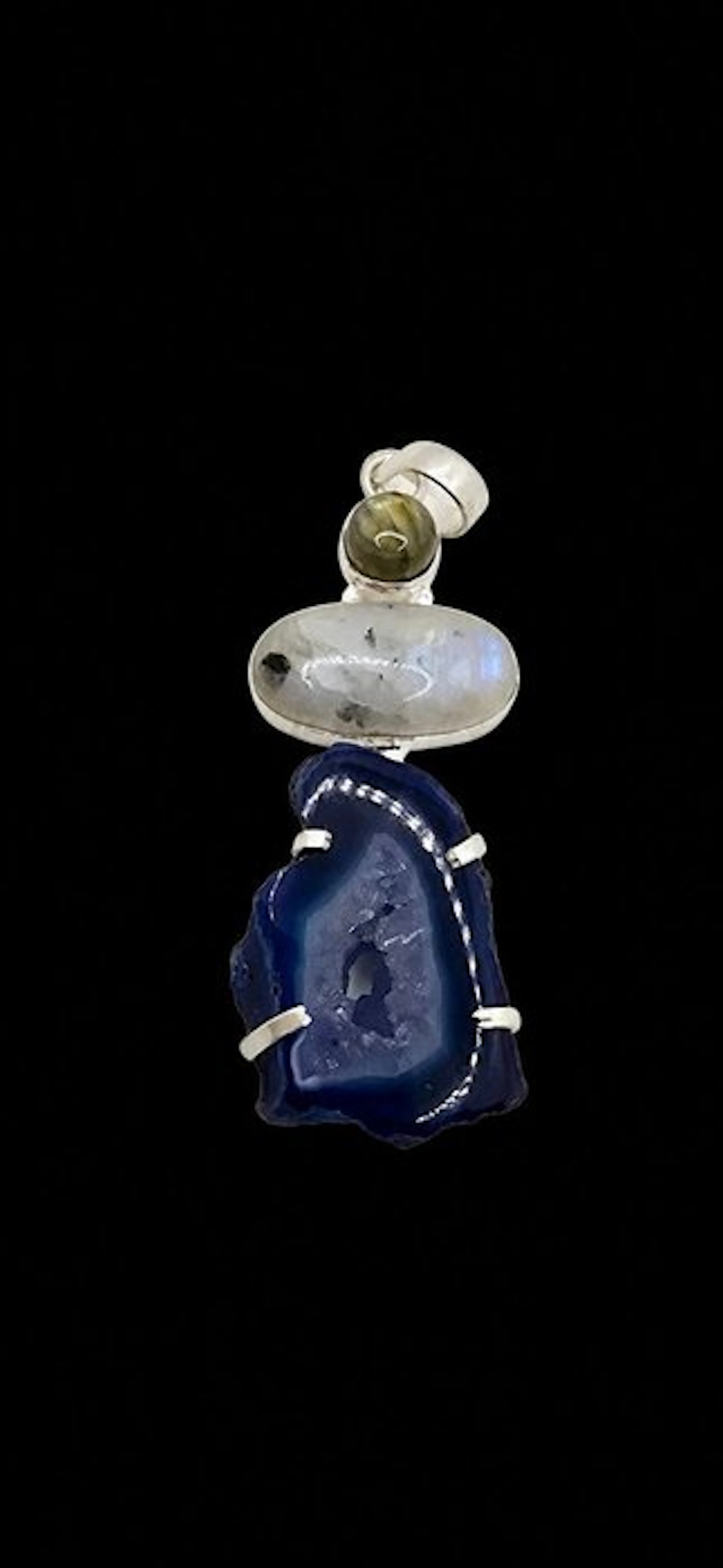 Drzzy Pendant with Moonstone and Amethyst - Superior...