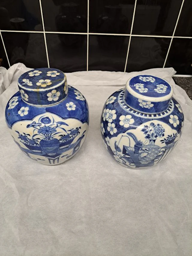 Ginger jar (2) - Ceramic - Chinese ginger jar