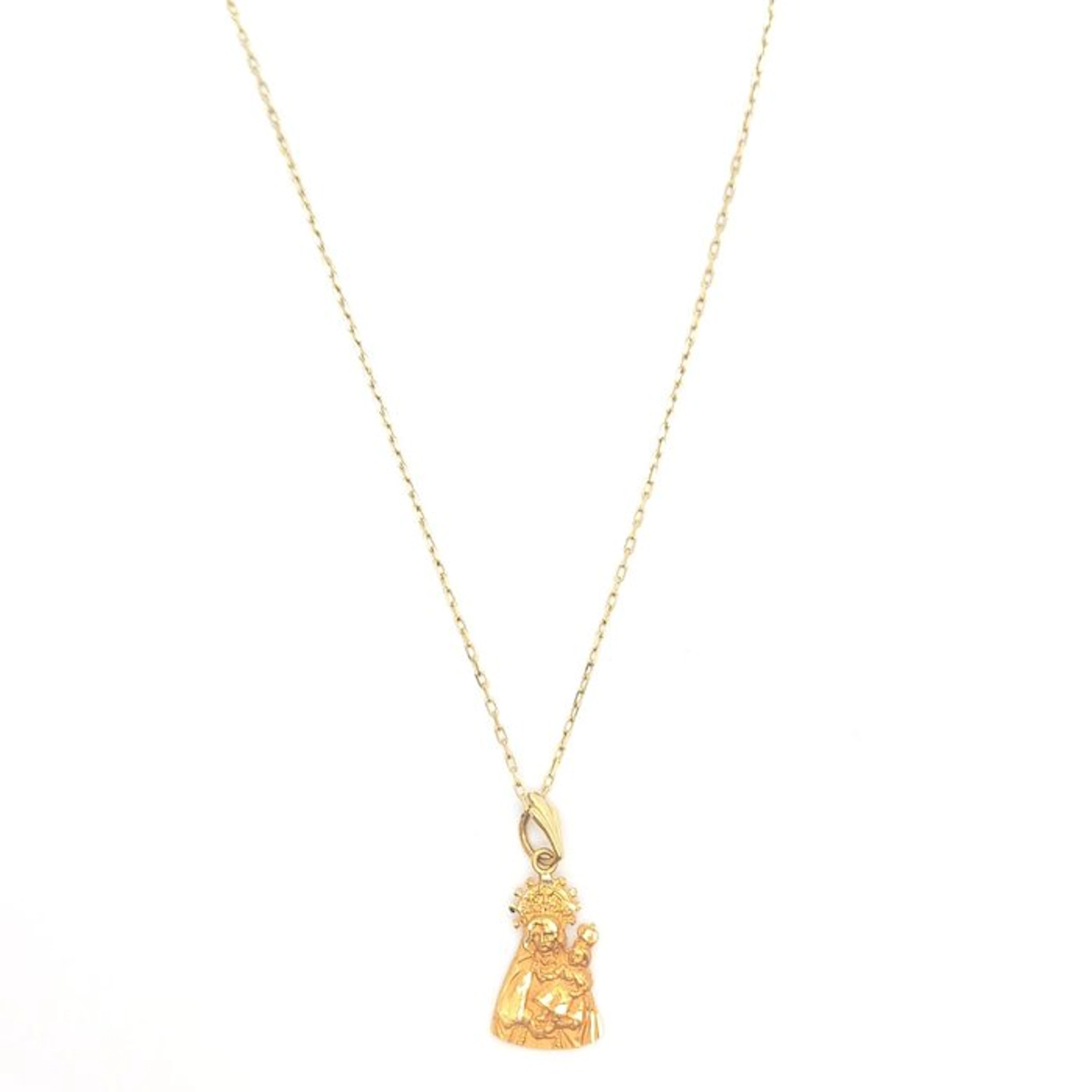 Necklace with pendant - 18 kt. Yellow gold