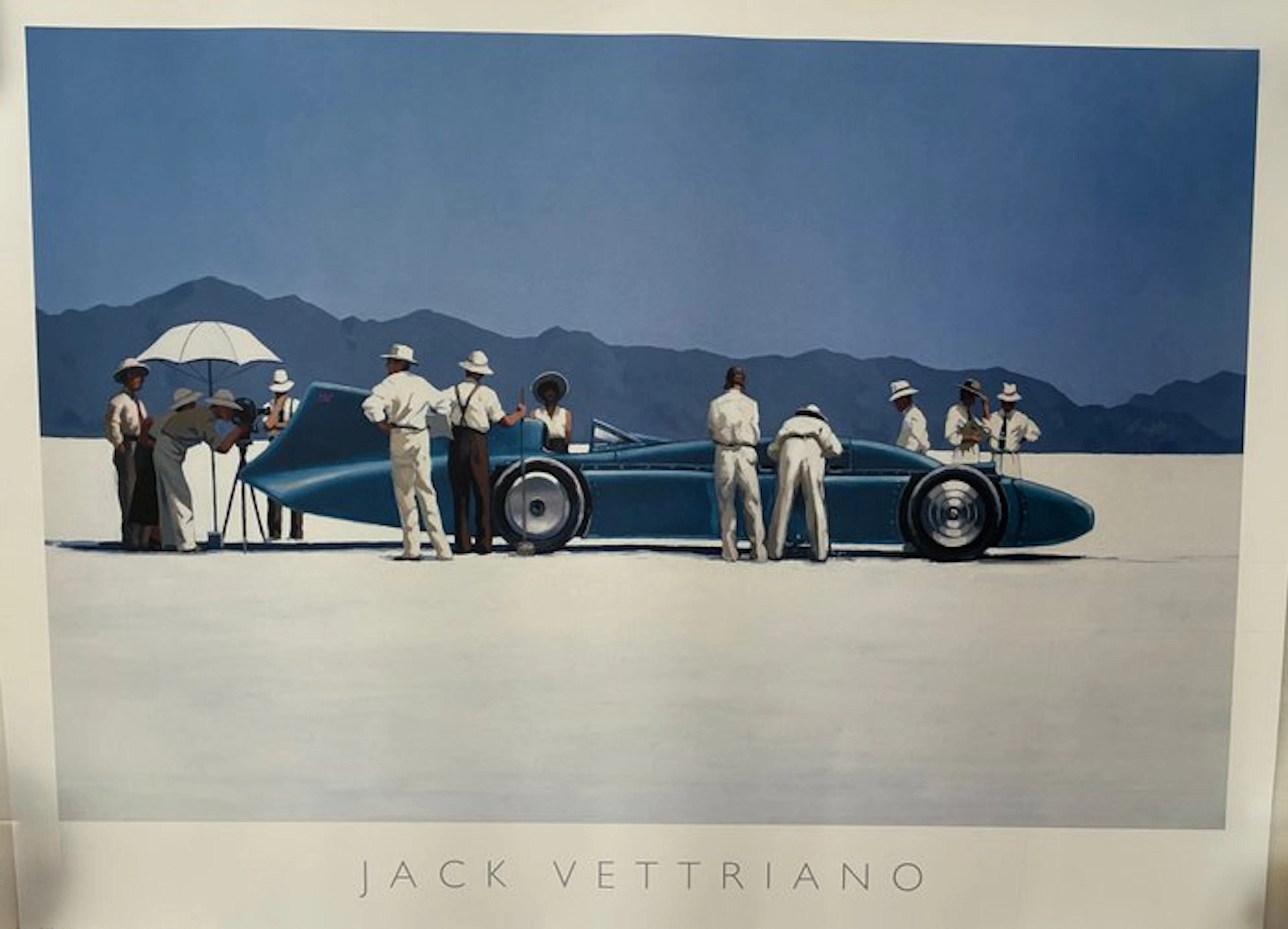 Print - Campbell-Railton Blue Bird - 1996