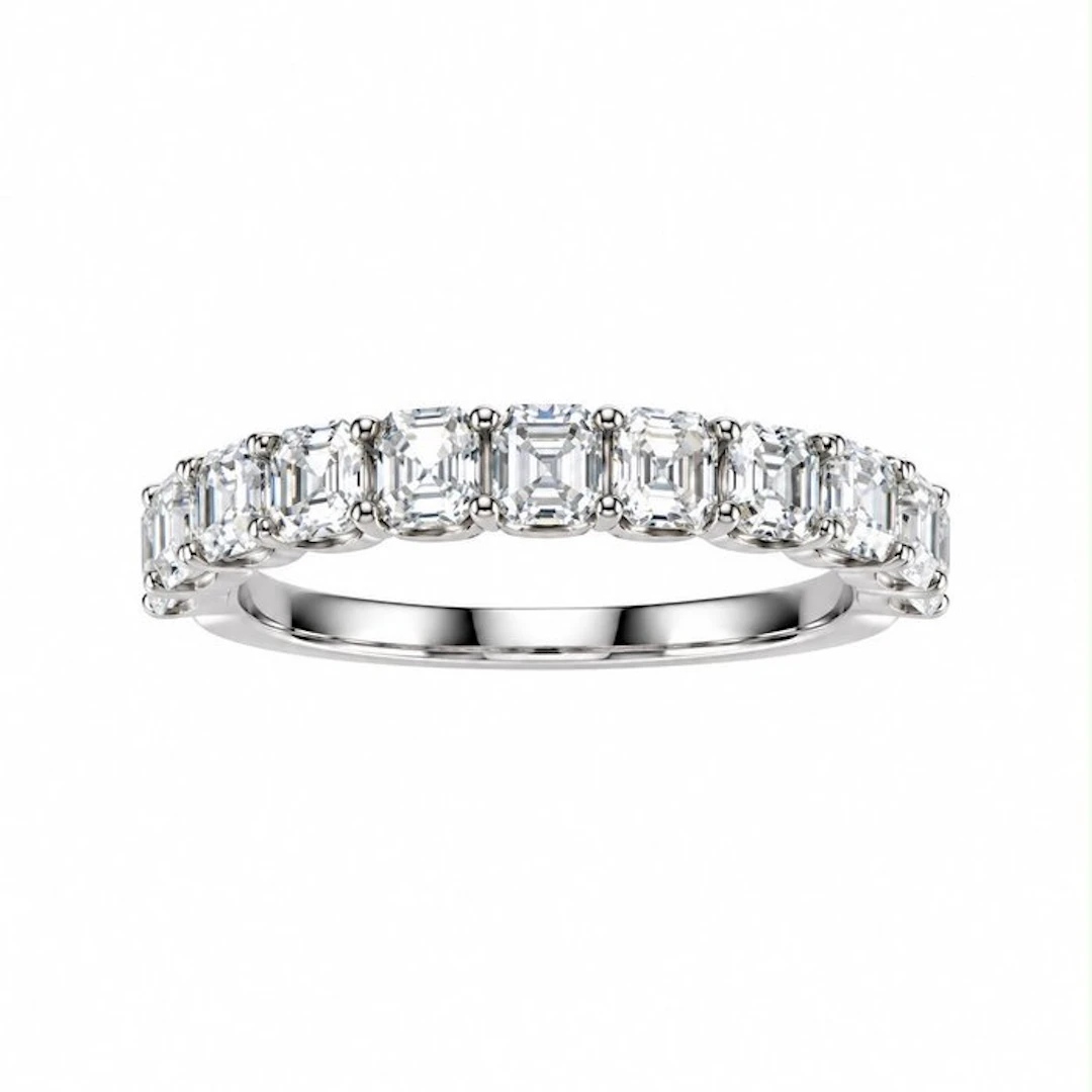 No reserve price - Ring - 14 kt. White gold - 2.02ct. tw. Diamond (Lab-grown)