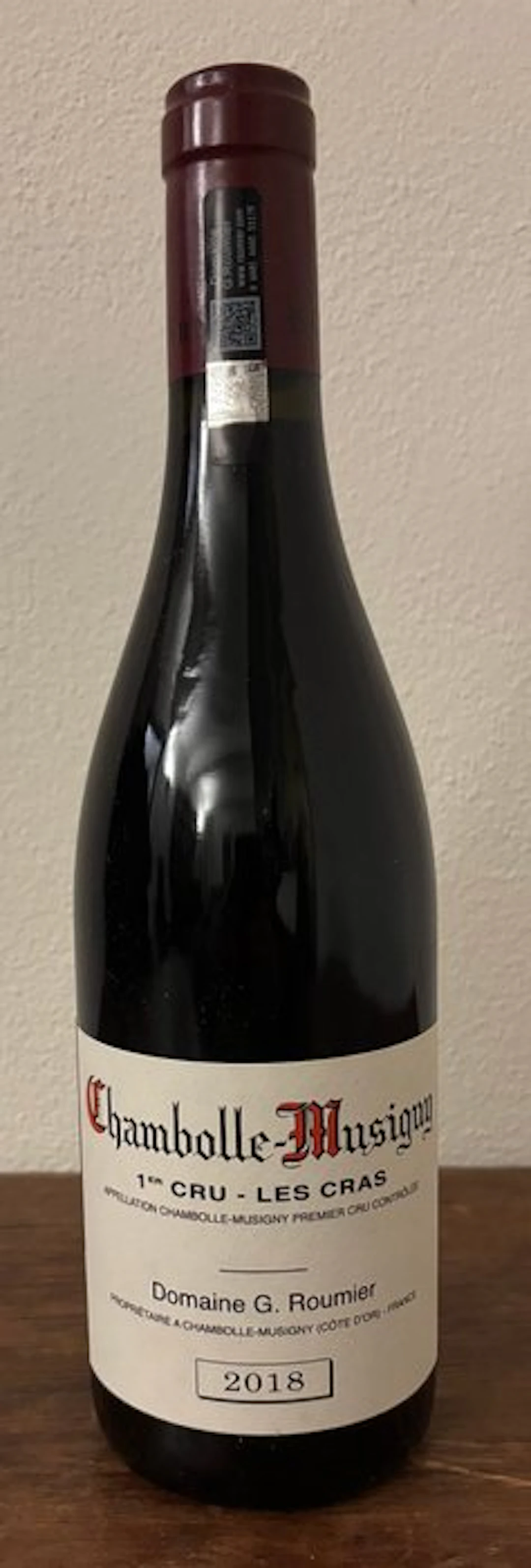 2018 Domaine G. Roumier, Les Cras - Chambolle Musigny 1er Cru - 1