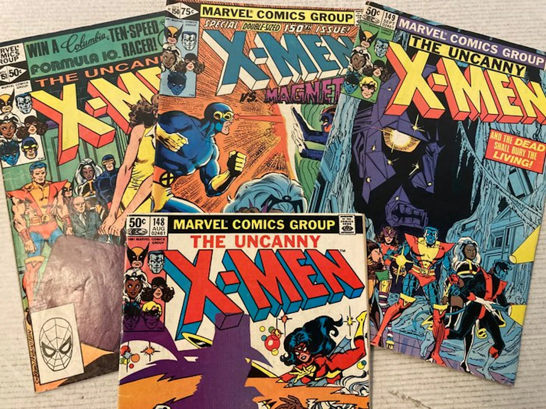 Uncanny X-Men (1963) 4 comics in range # 148 to 151