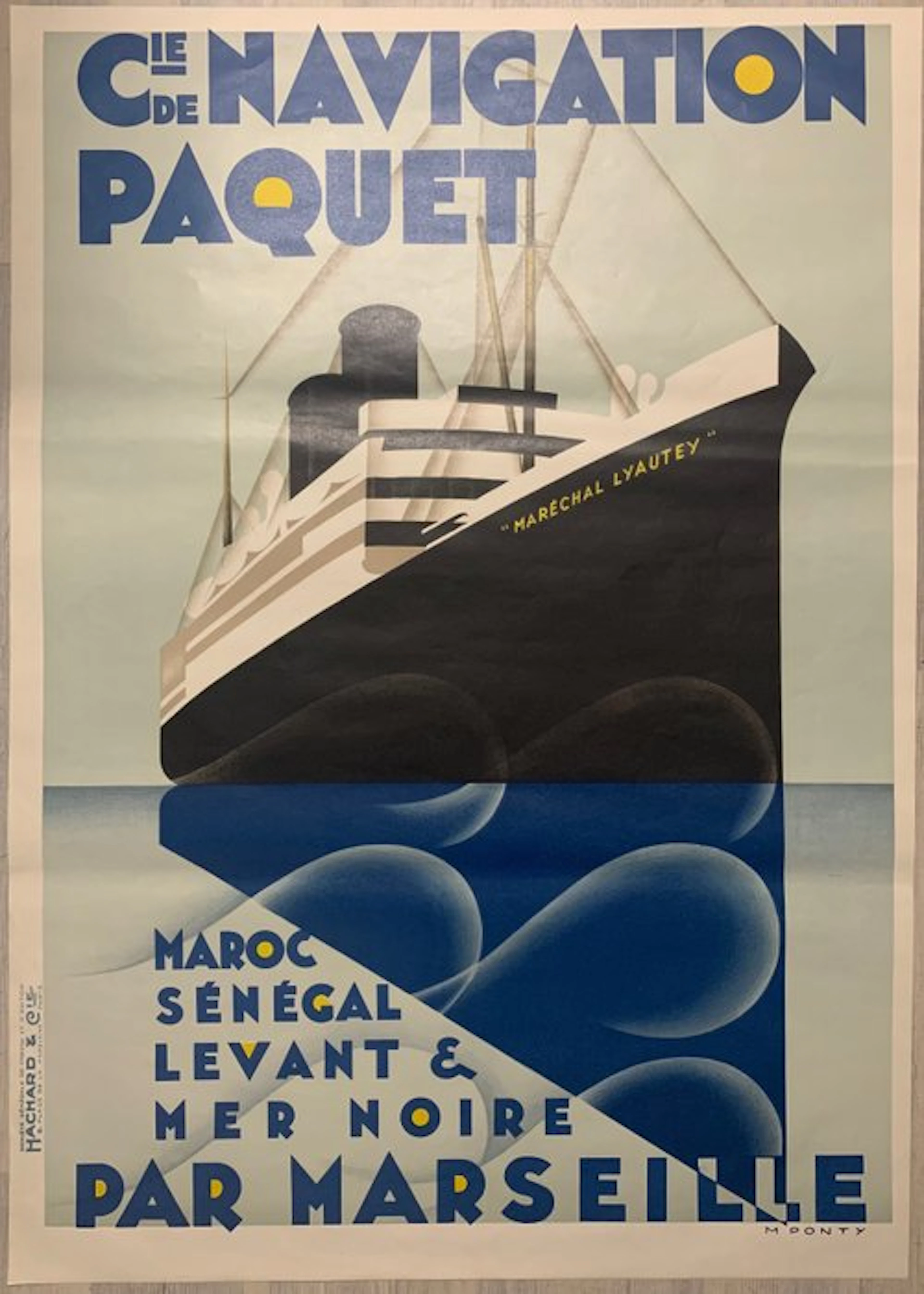 Ponty - Navigation Paquet (1930’s)
