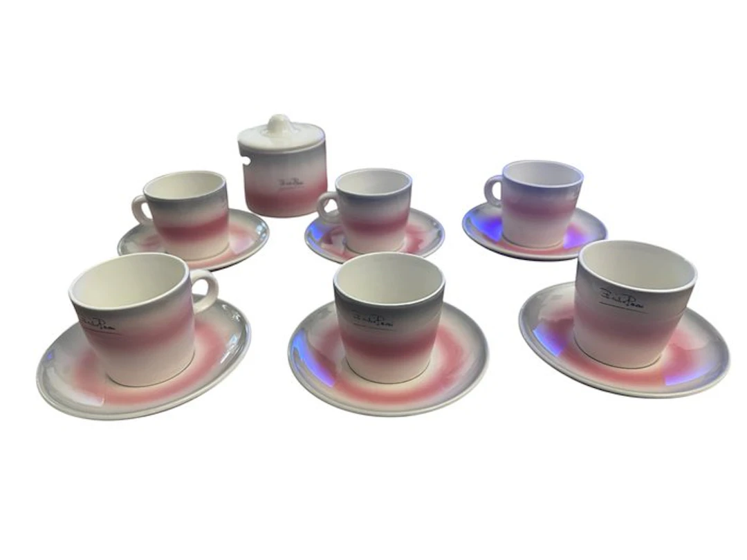 Emilio Pucci - Emilio Pucci - Coffee set for 6 (13) - Porcelain