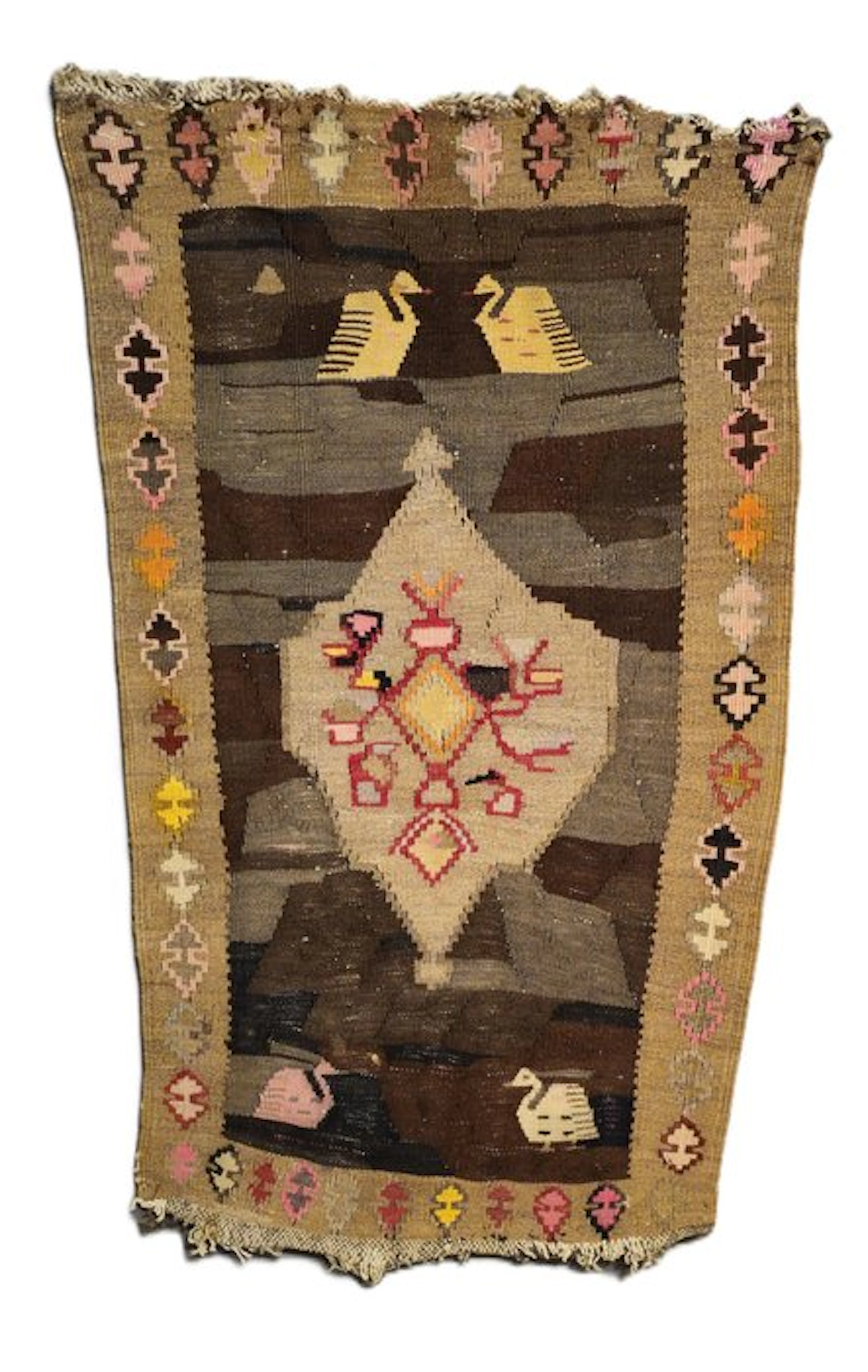 Obruk Kelim, Central Anatolia, 1950-1960 - Yuruk - Carpet - 95 cm - 55 cm